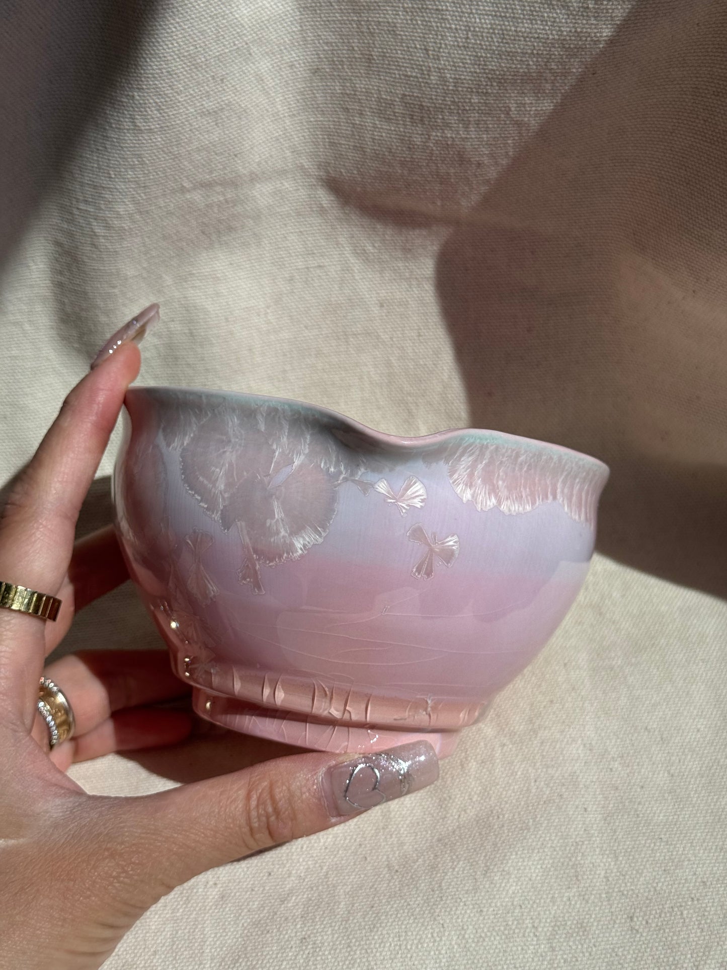 MATCHA BOWL PINK OMBRE LOVE KATAKUCHI πΈ