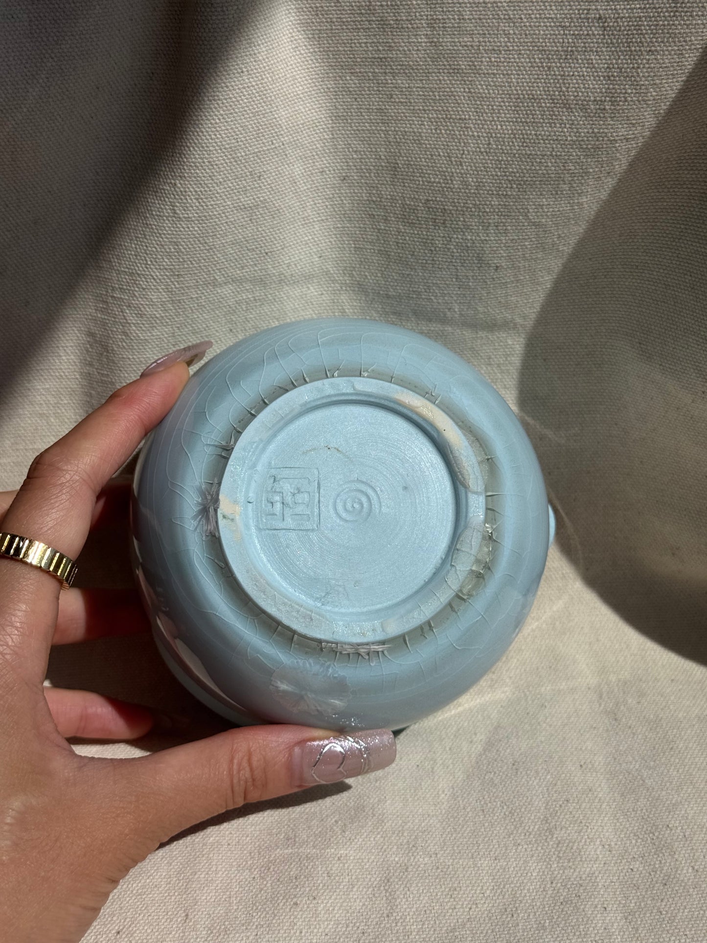 MATCHA BOWL BABY BLUE LOVE KATAKUCHI πΈ