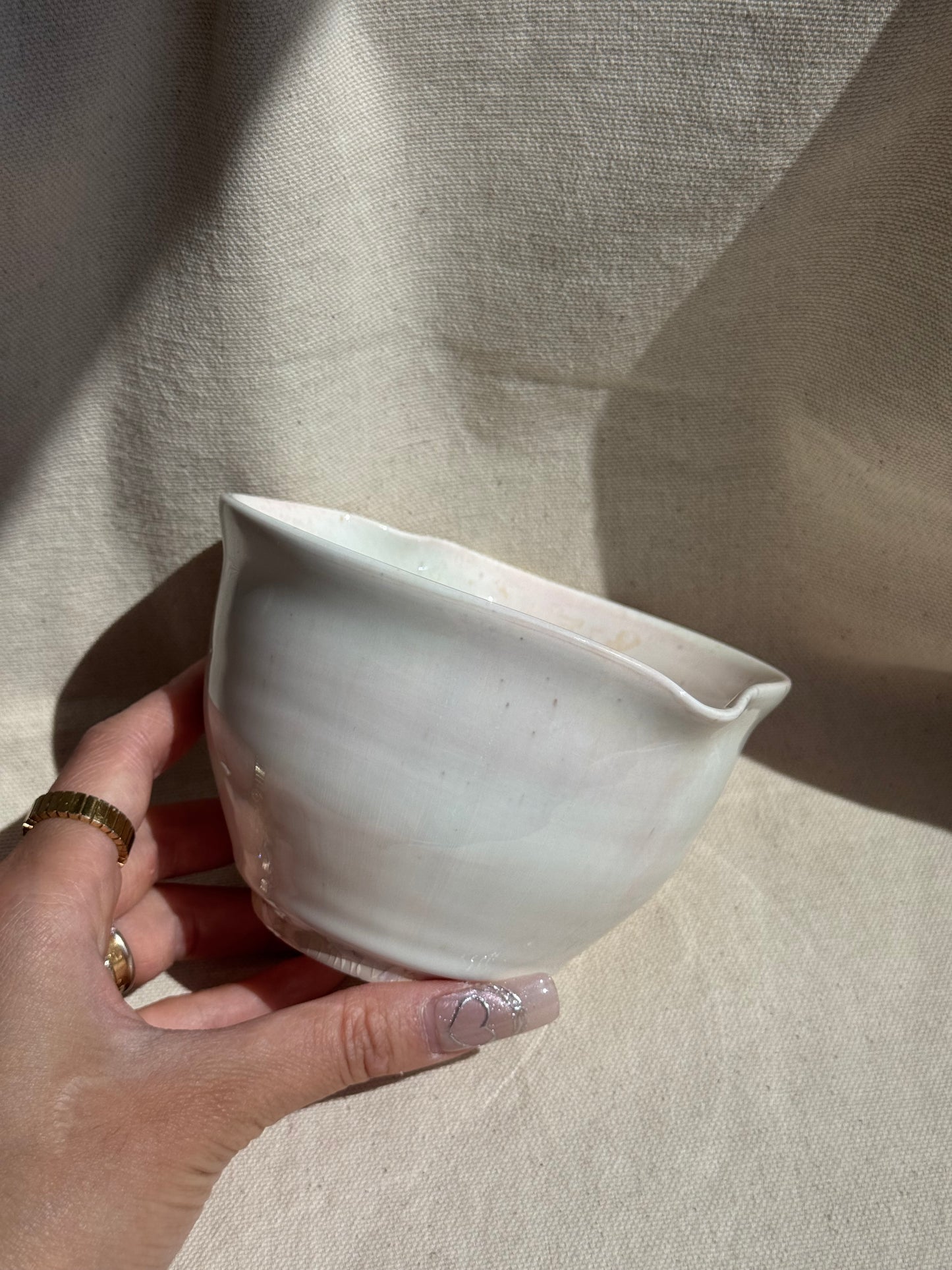 MATCHA BOWL PALE PINK LOVE KATAKUCHI πΈ