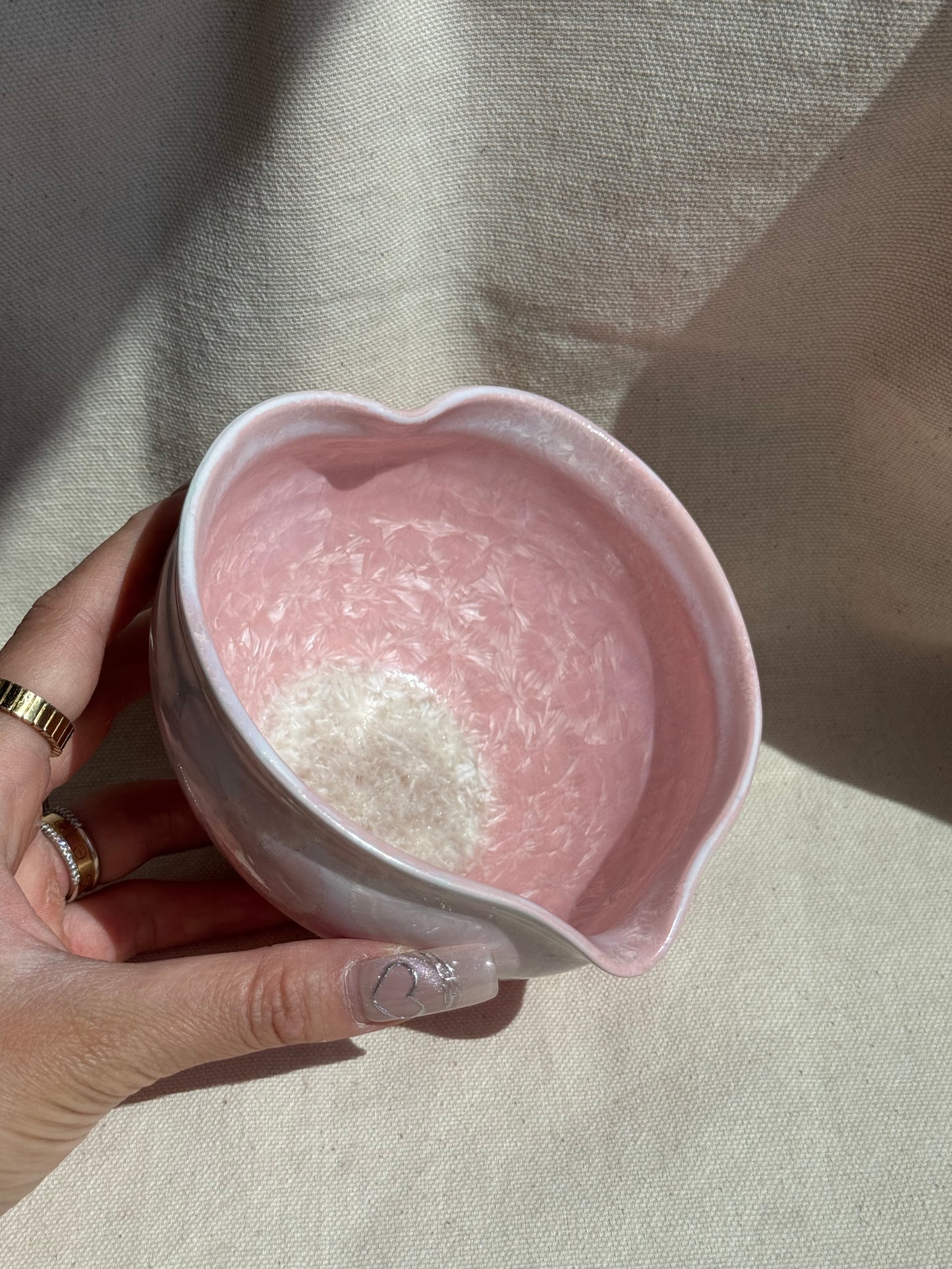 MATCHA BOWL PINK OMBRE LOVE KATAKUCHI πΈ