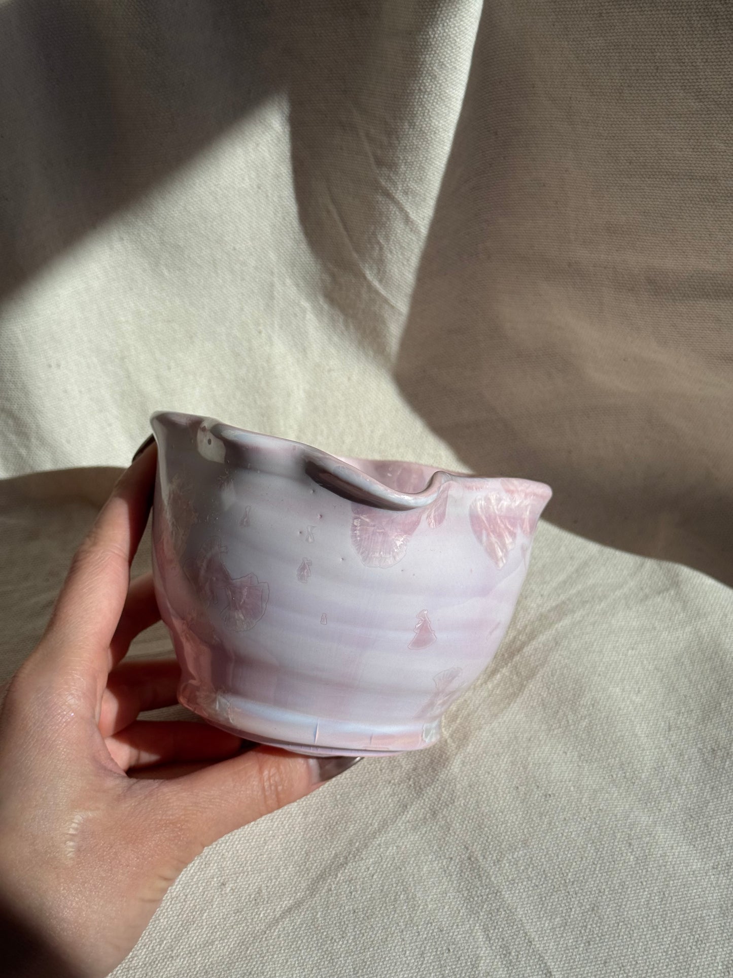MATCHA BOWL CANDY GLAZE IRREGULAR KATAKUCHI πΈ