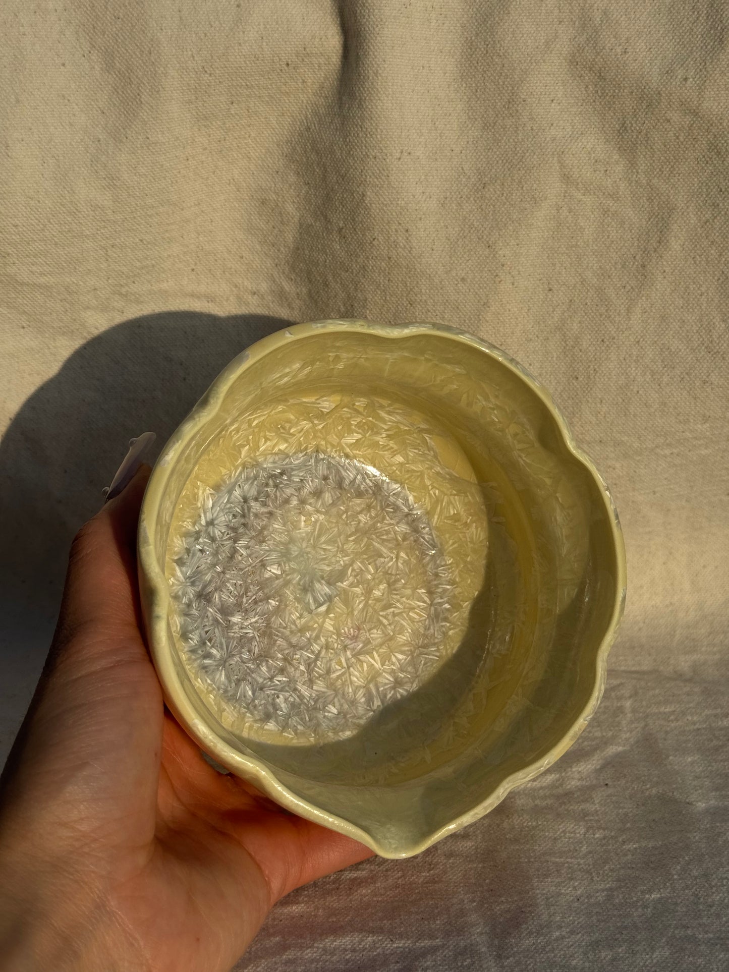 MATCHA BOWL FLORAL BUTTER CREAM KATAKUCHI 🌸