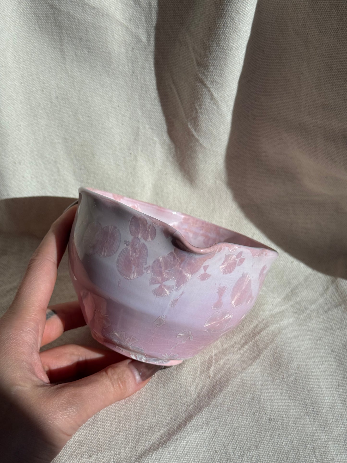 MATCHA BOWL CANDY PINK FLORAL LOVE KATAKUCHI πΈ