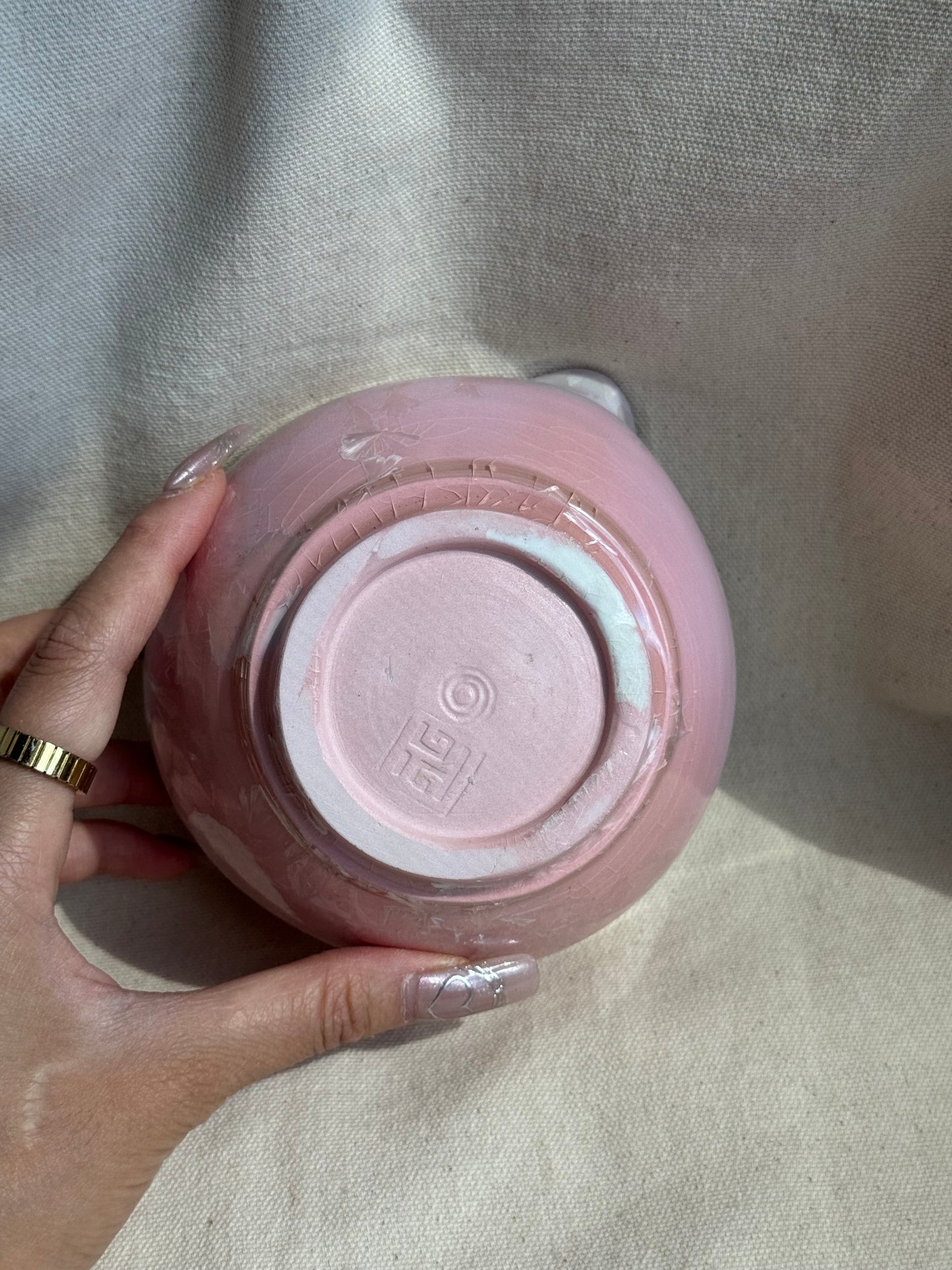 MATCHA BOWL PINK OMBRE LOVE KATAKUCHI πΈ