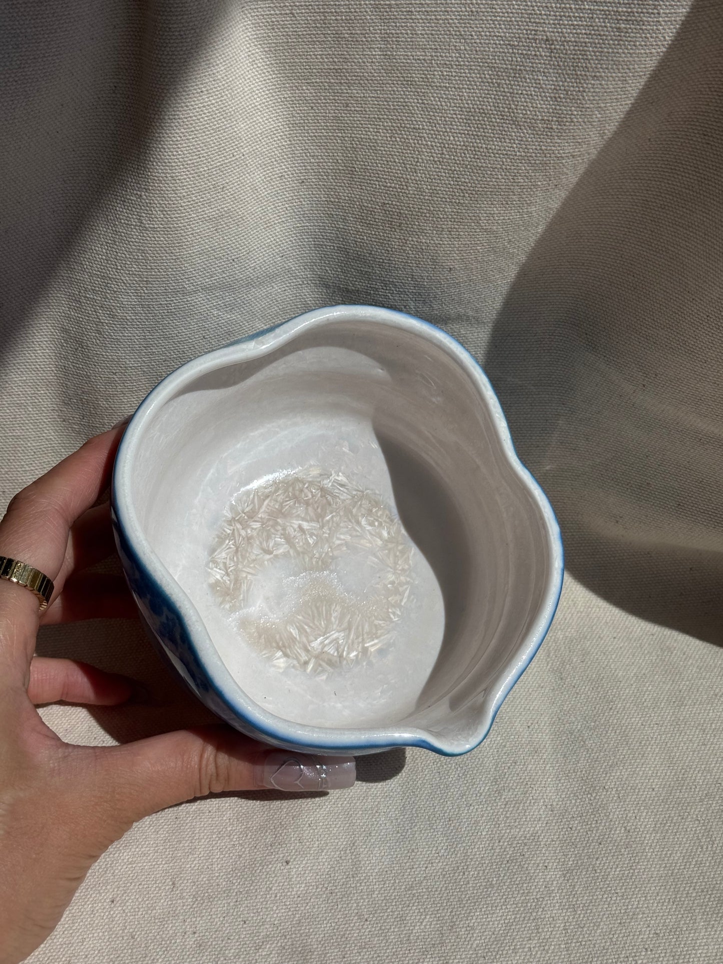 MATCHA BOWL 2 TONE BLUE OMBRE KATAKUCHI πΈ