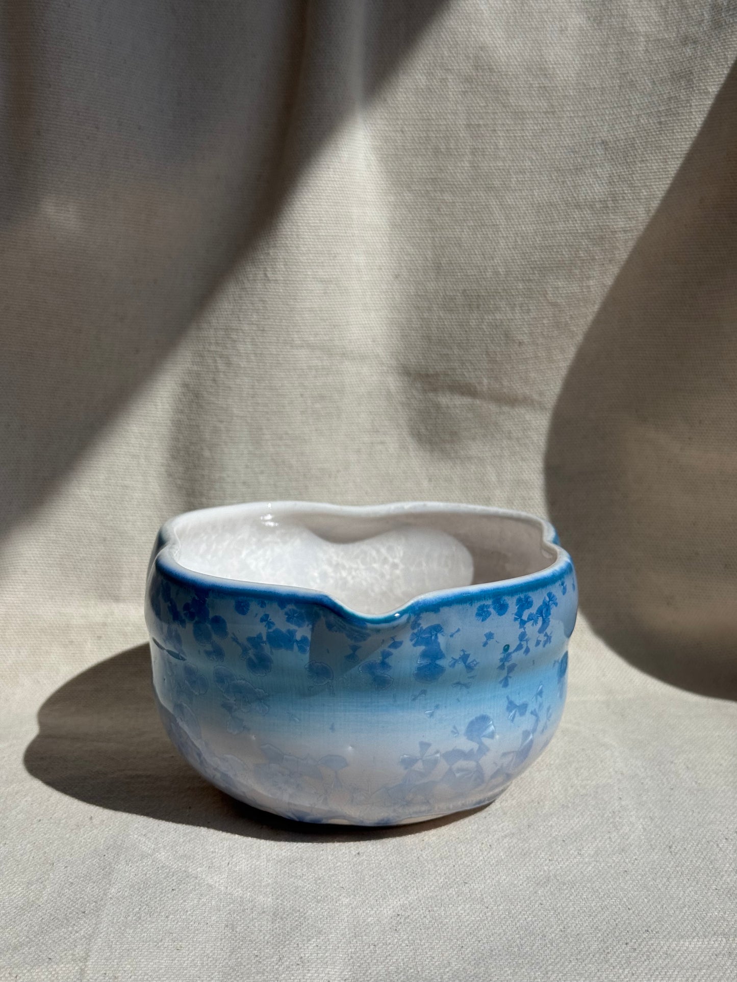 MATCHA BOWL 2 TONE BLUE OMBRE KATAKUCHI πΈ