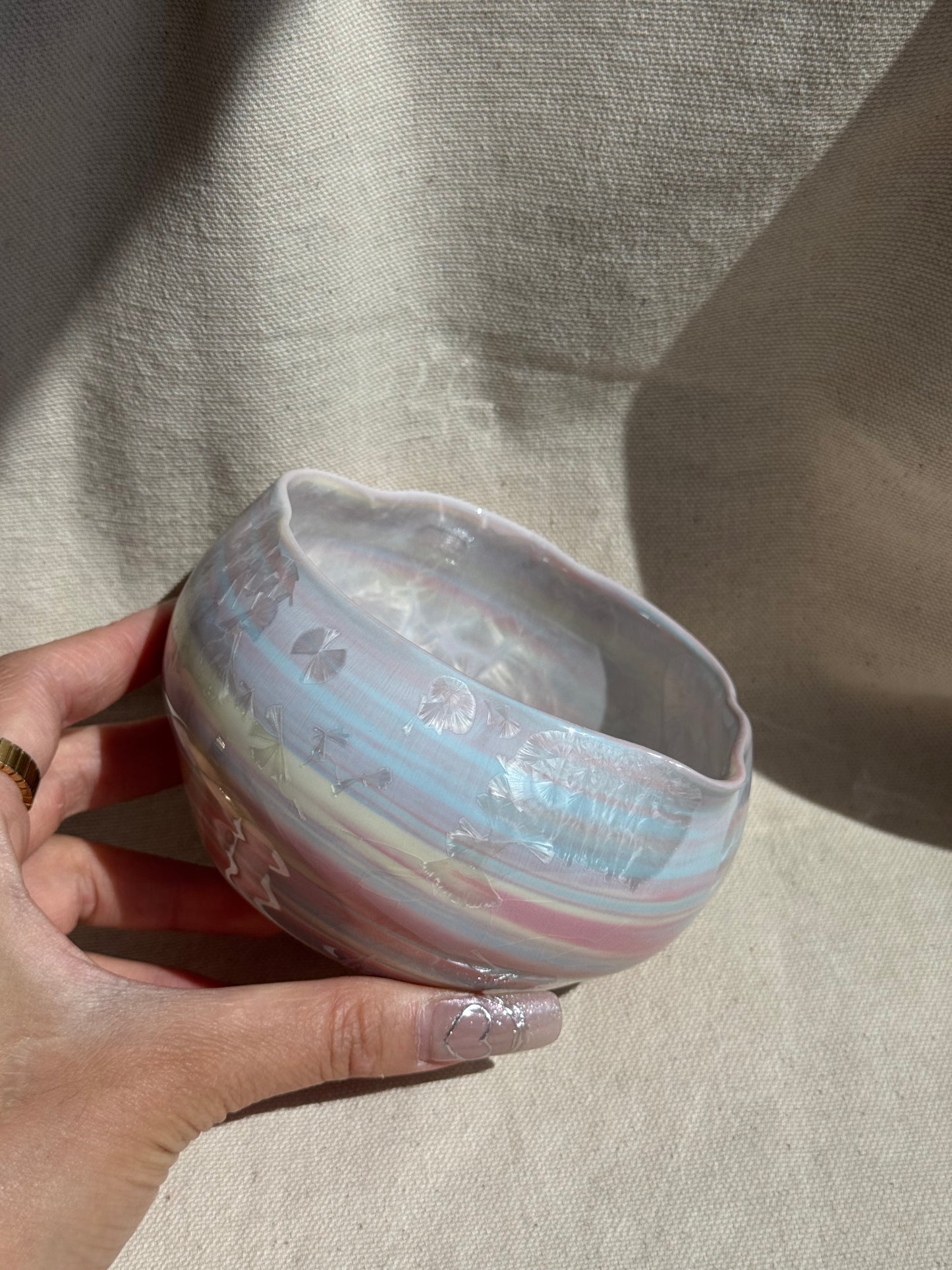 MATCHA BOWL RAINBOW IN THE CLOUD KATAKUCHI πΈ