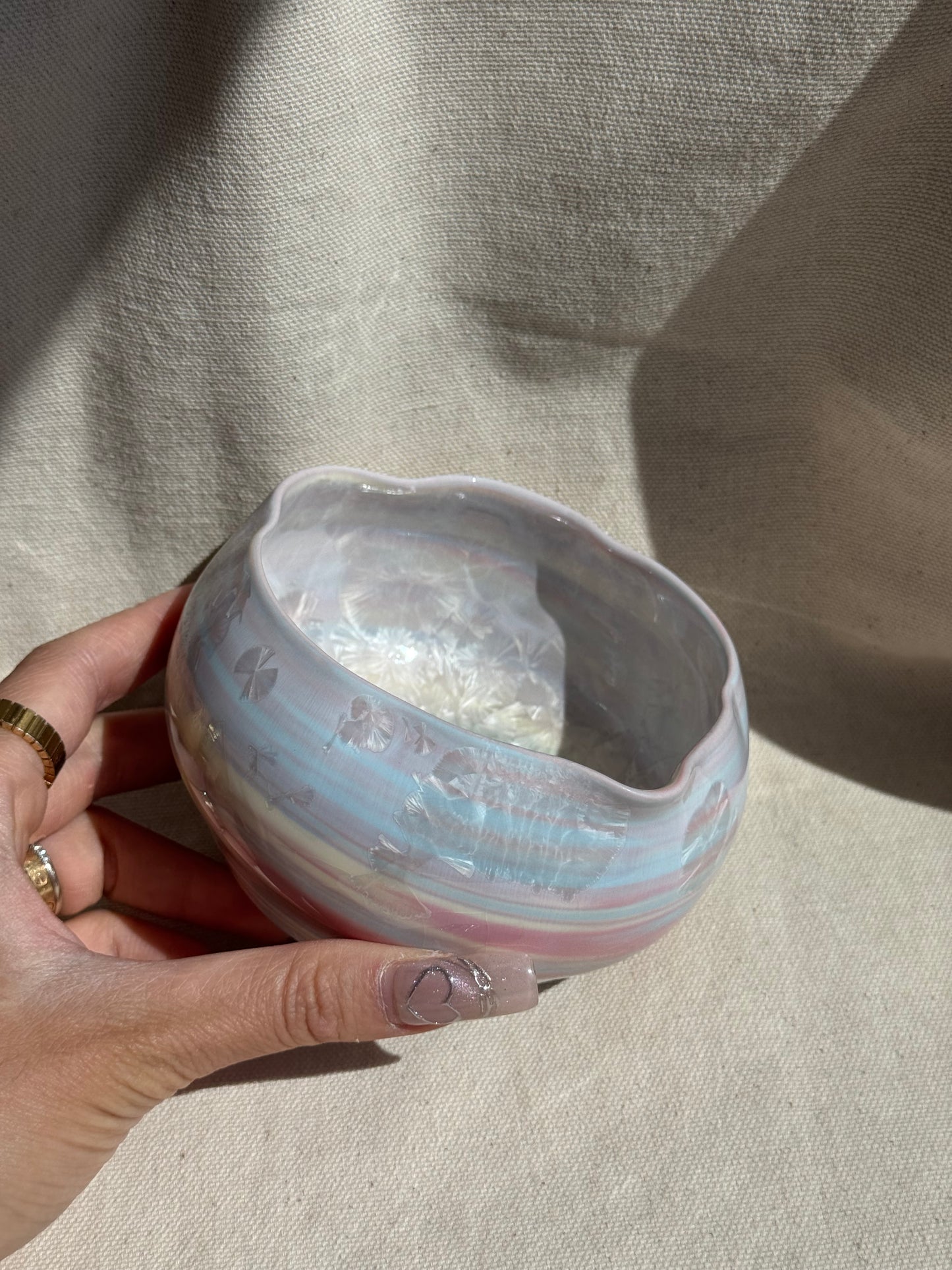 MATCHA BOWL RAINBOW IN THE CLOUD KATAKUCHI πΈ