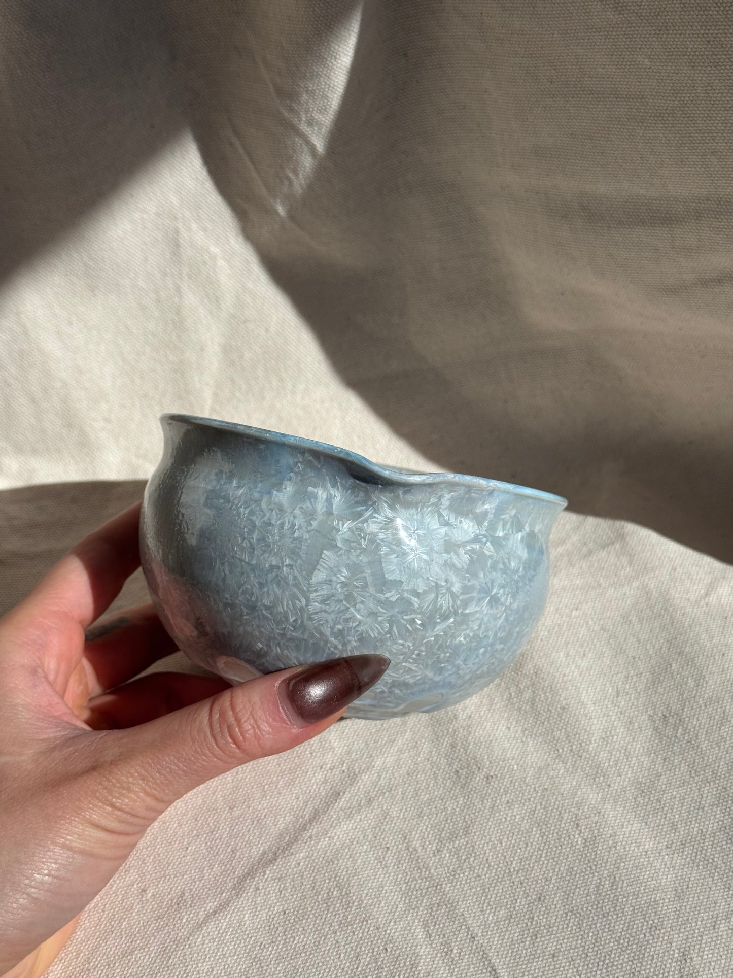 MATCHA BOWL GREY GLAZE KATAKUCHI πΈ