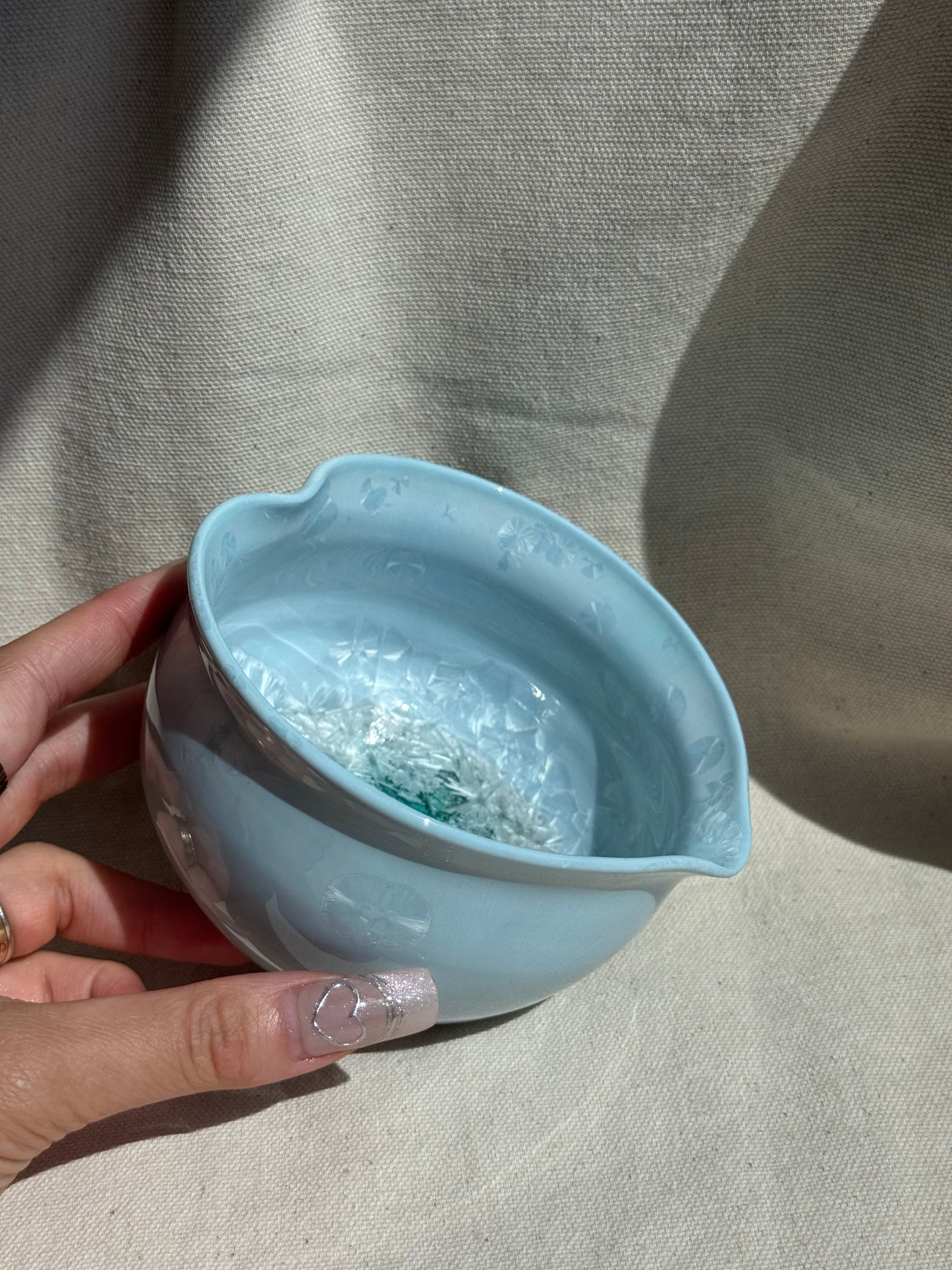 MATCHA BOWL BABY BLUE LOVE KATAKUCHI πΈ