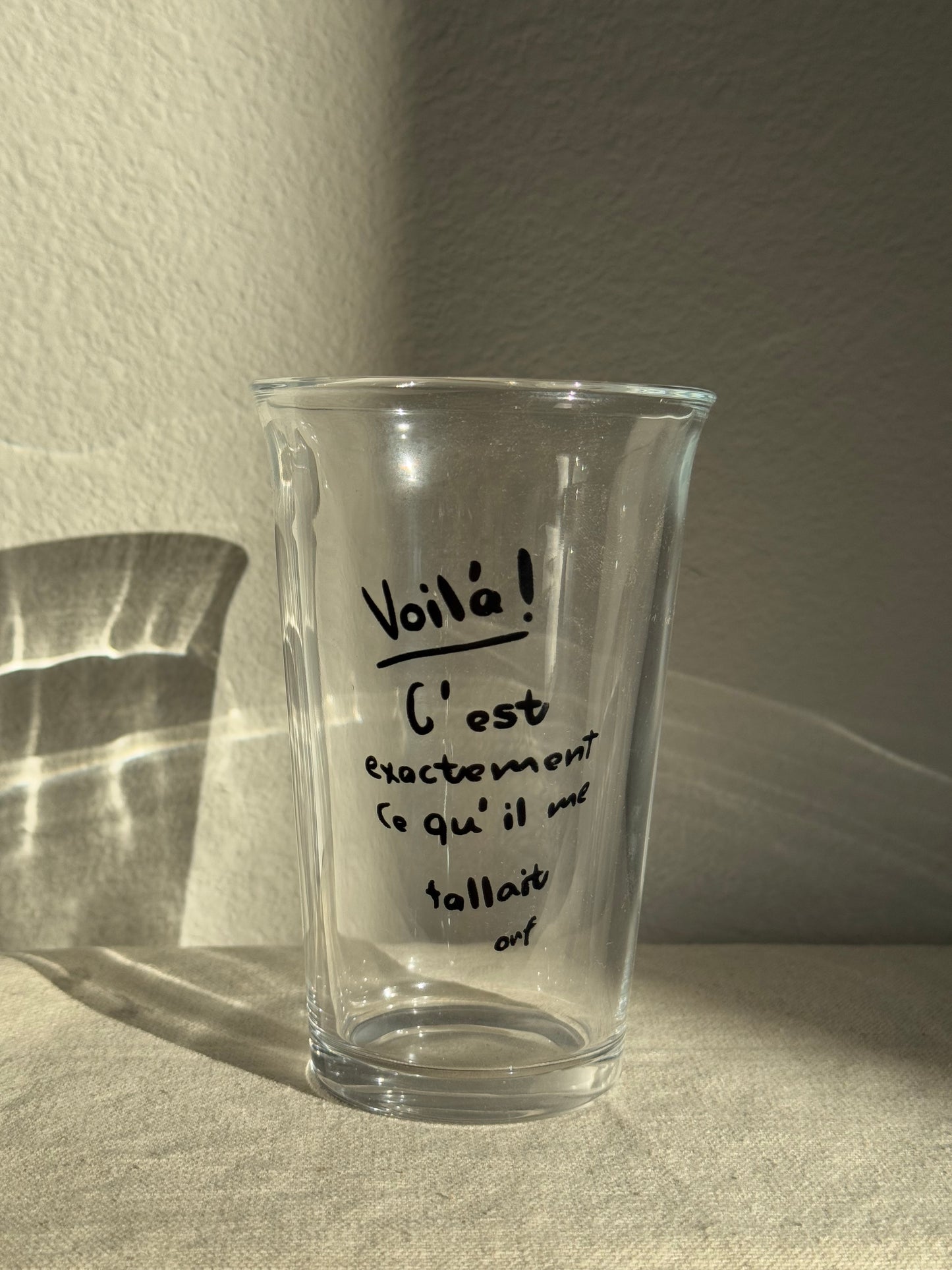 VOILE TALL GLASS 🌸