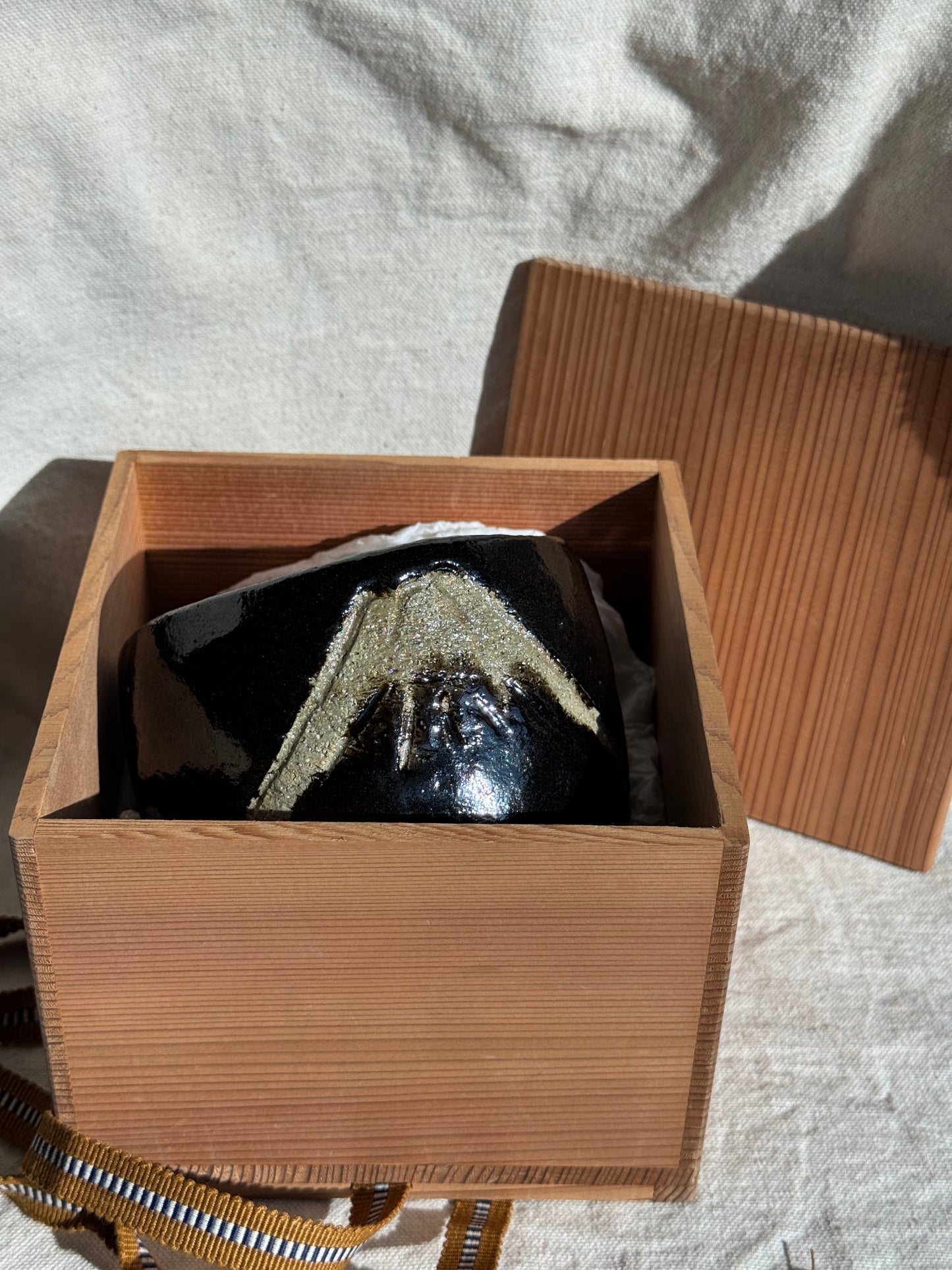 MATCHA BOWL KURO RAKU MT FUJI 🌸