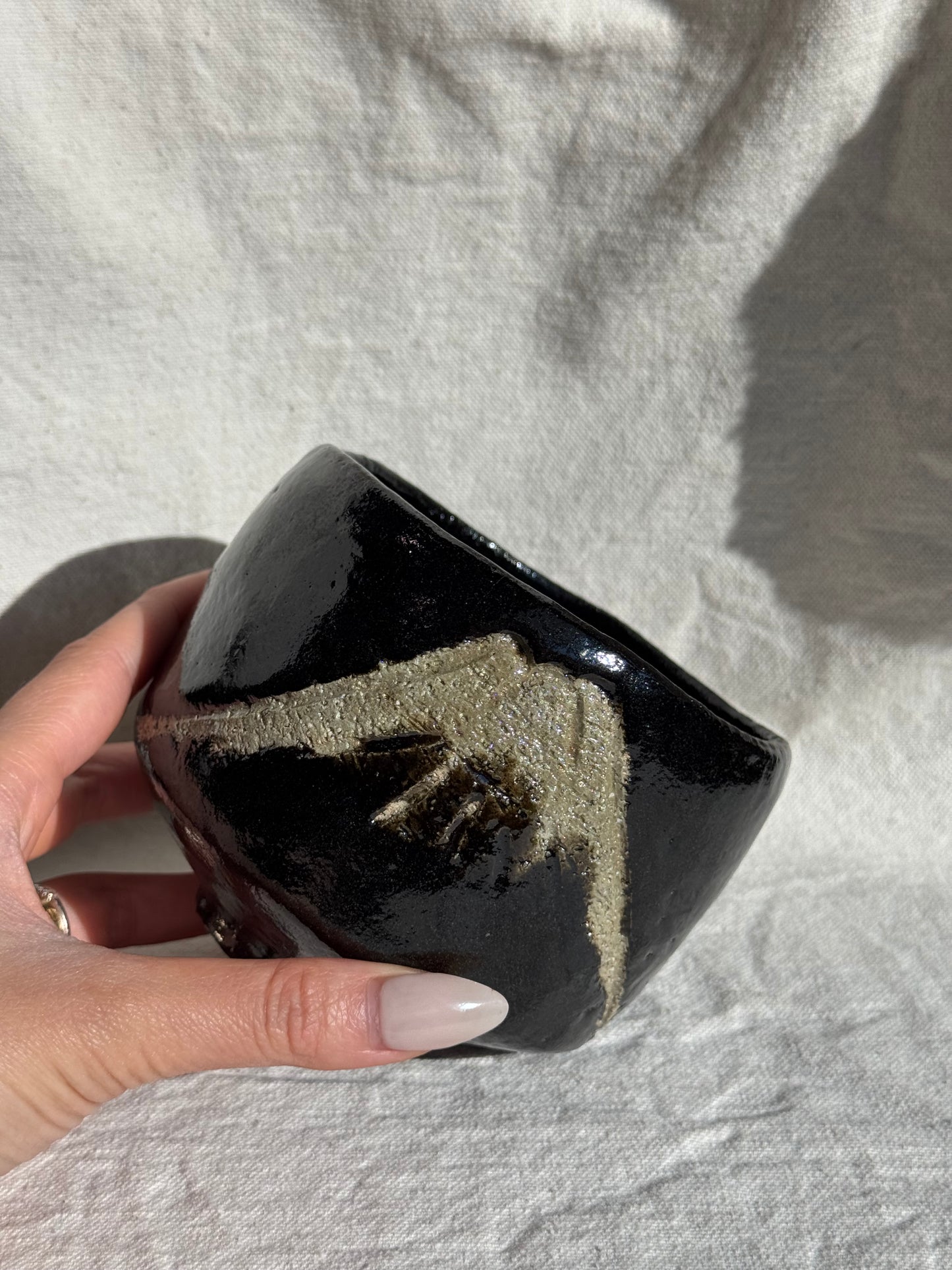 MATCHA BOWL KURO RAKU MT FUJI 🌸
