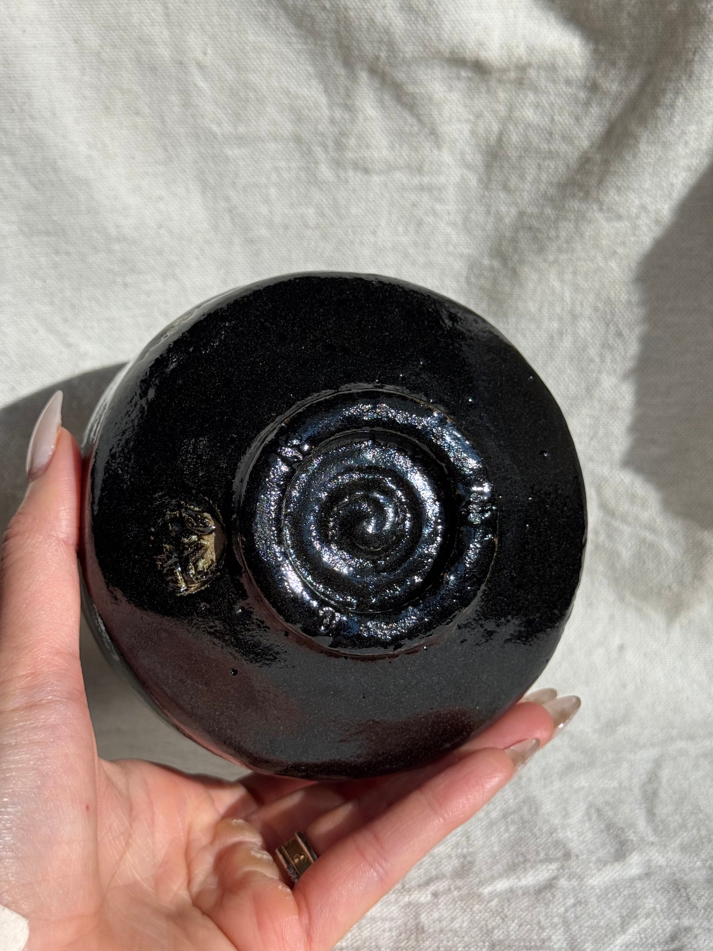 MATCHA BOWL KURO RAKU MT FUJI 🌸