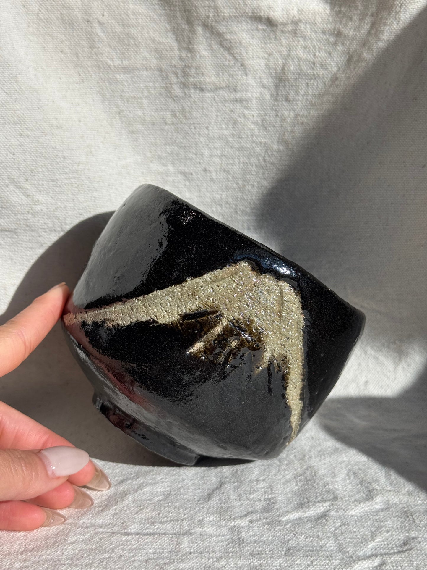 MATCHA BOWL KURO RAKU MT FUJI 🌸