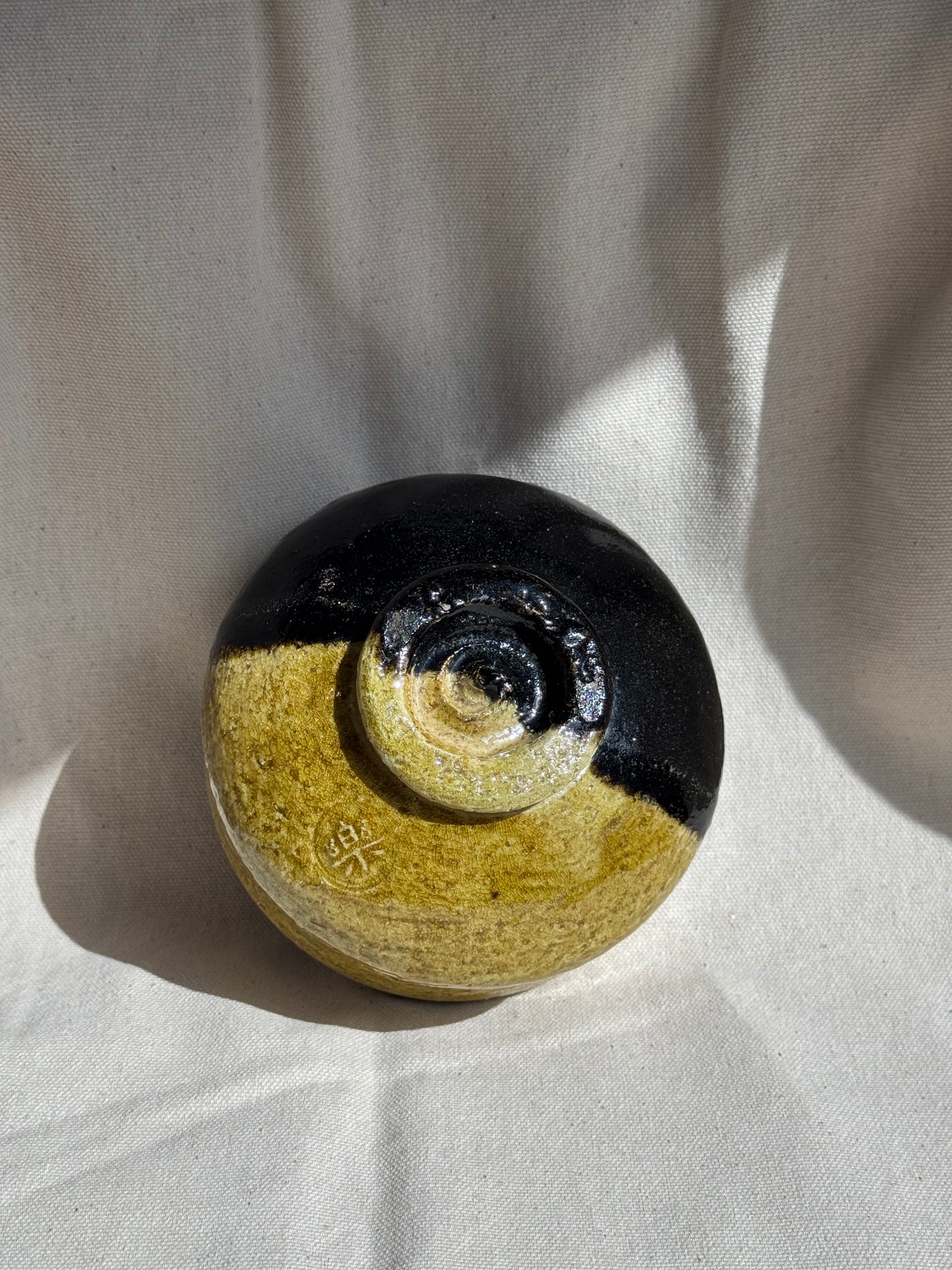 MATCHA BOWL 2 TONE KURO RAKU by KICHIZAEMON πΈ