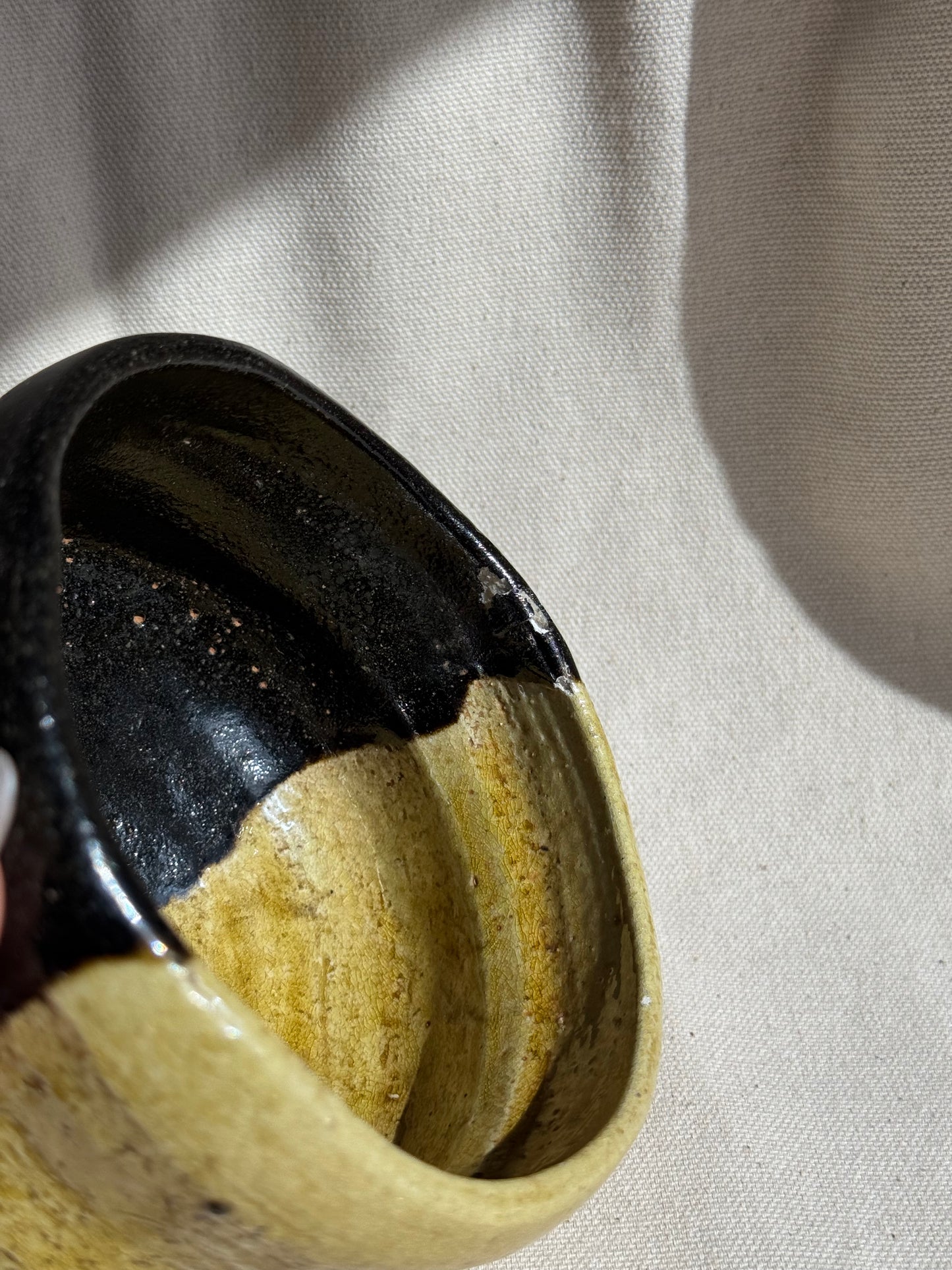 MATCHA BOWL 2 TONE KURO RAKU by KICHIZAEMON πΈ