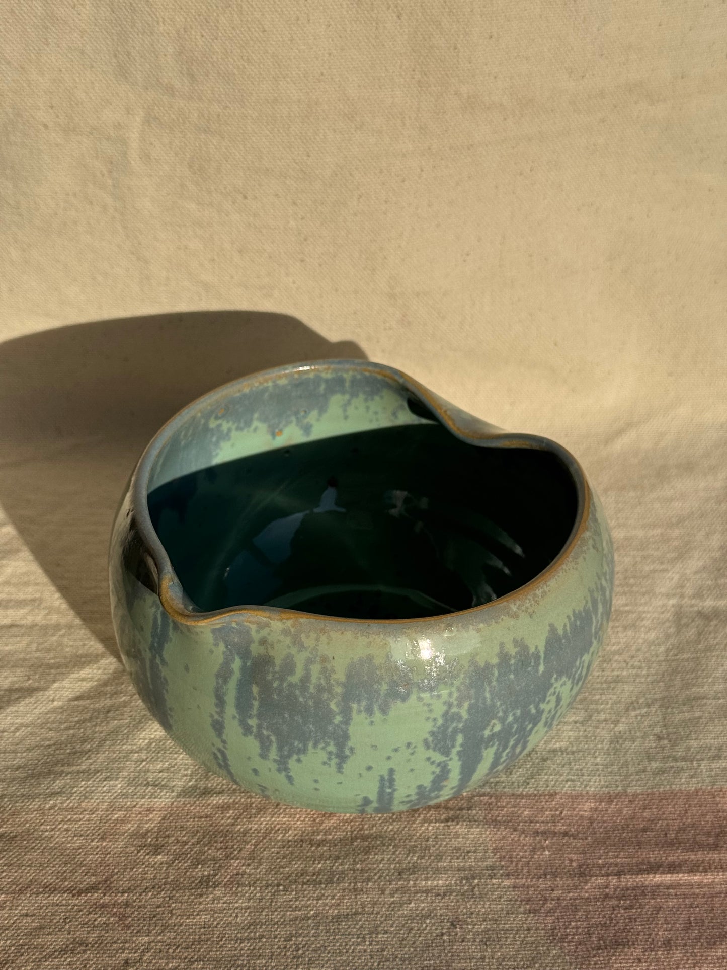 TEA BOWL TURQUOISE LOVE KATAKUCHI 🌸