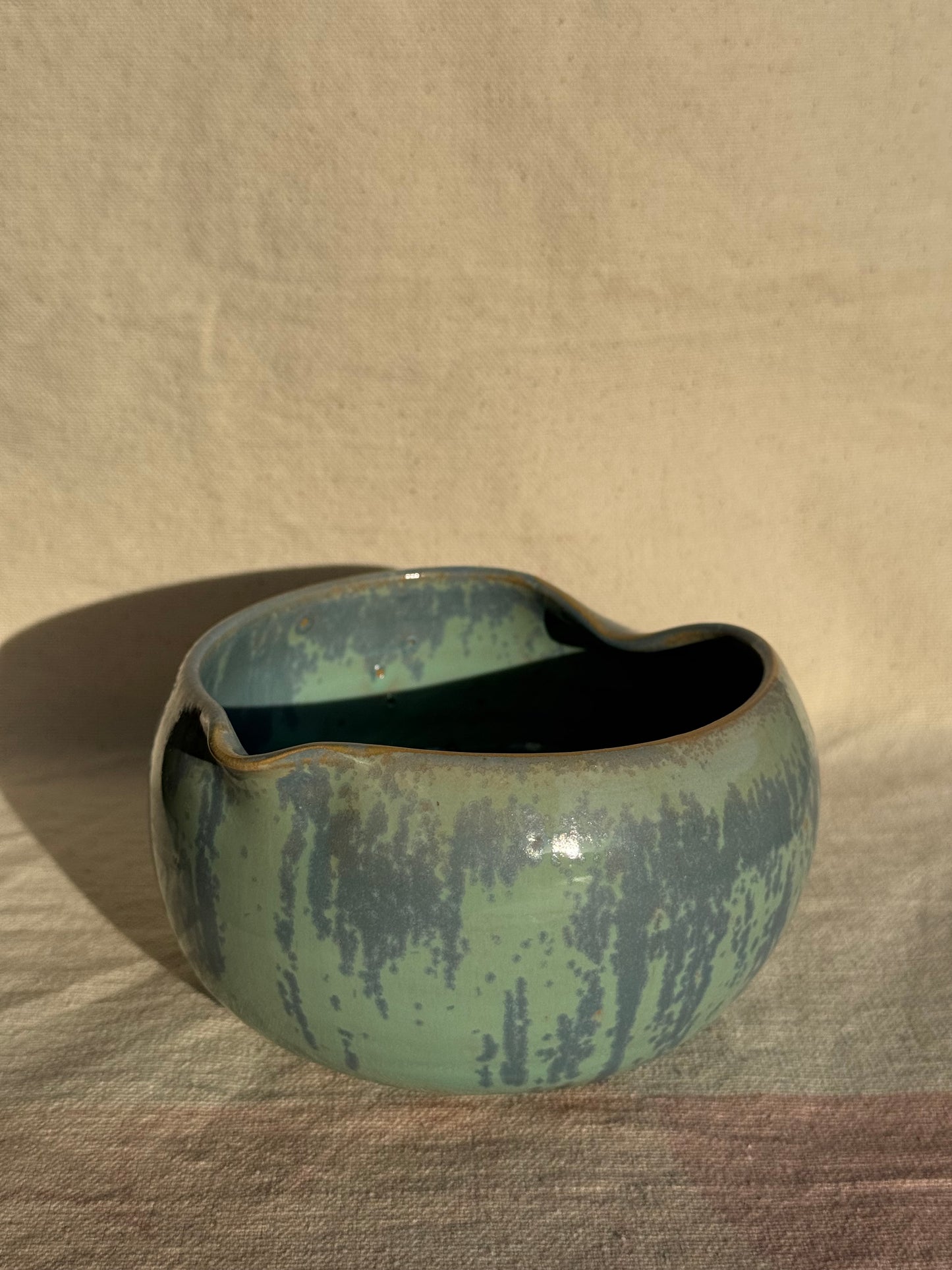 TEA BOWL TURQUOISE LOVE KATAKUCHI 🌸