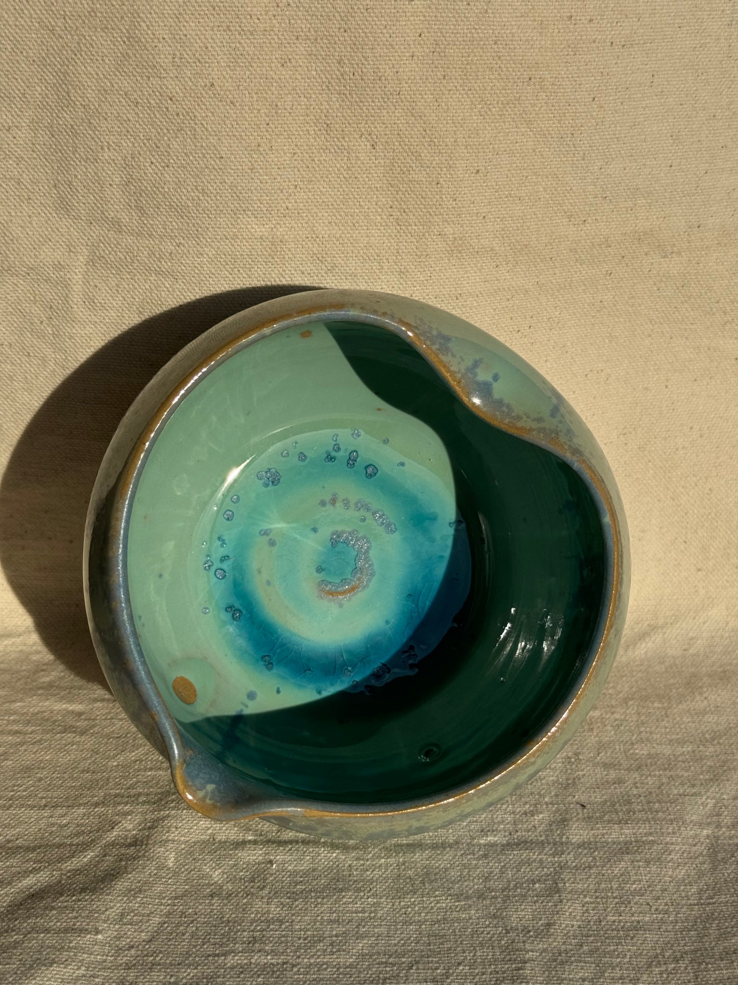 TEA BOWL TURQUOISE LOVE KATAKUCHI 🌸
