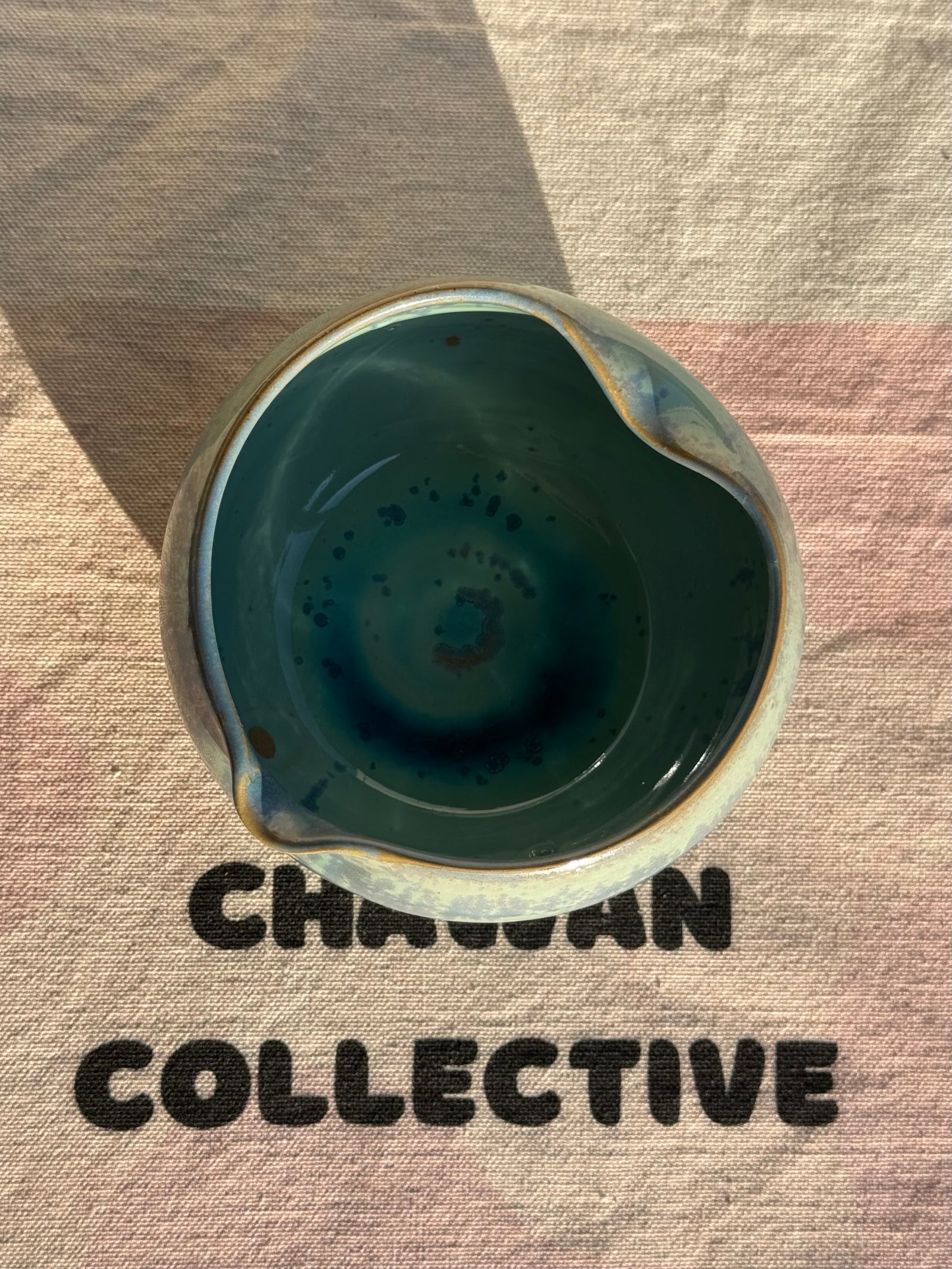 TEA BOWL TURQUOISE LOVE KATAKUCHI 🌸