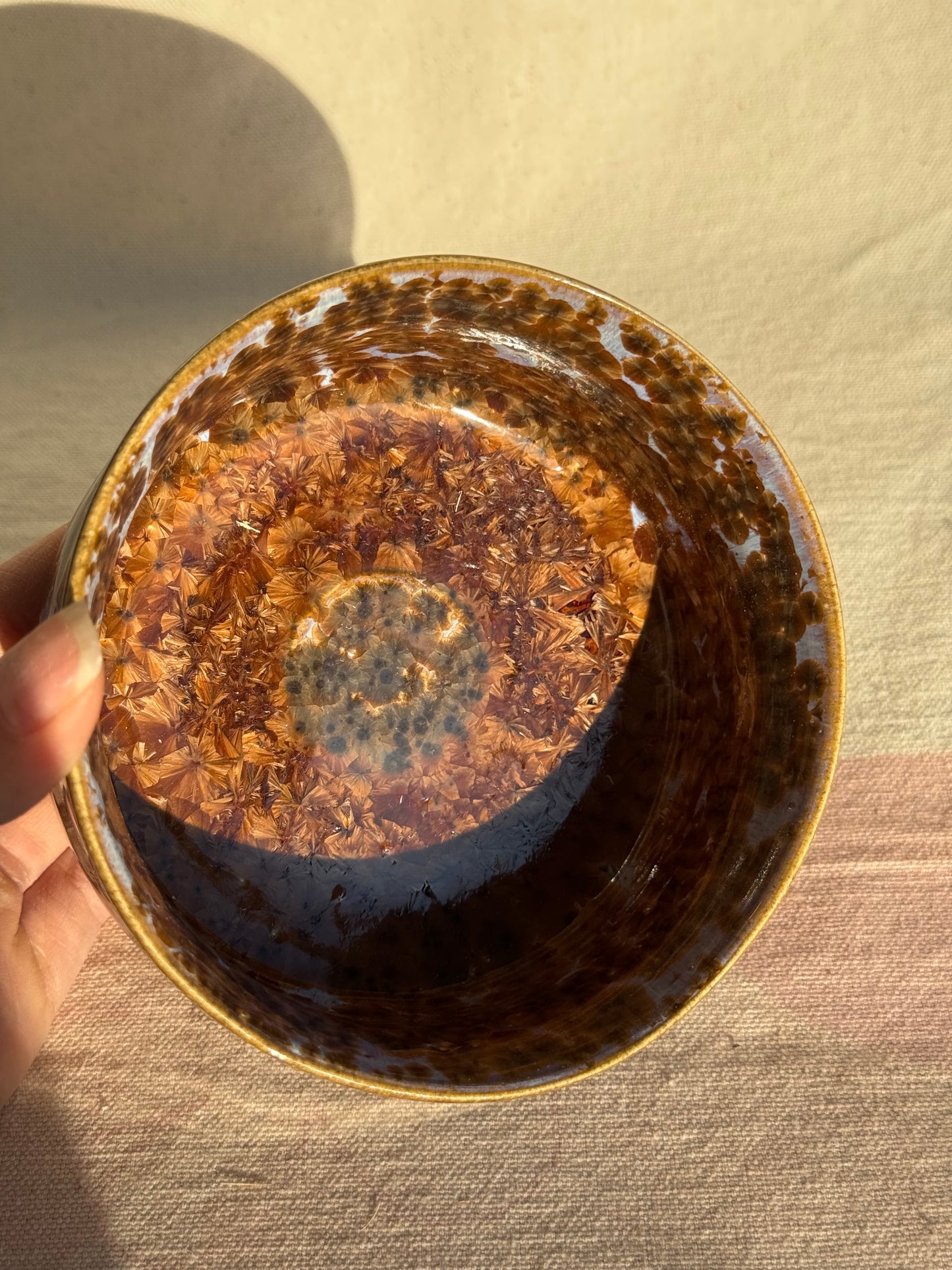 TEA BOWL BROWN GLAZE 🌸