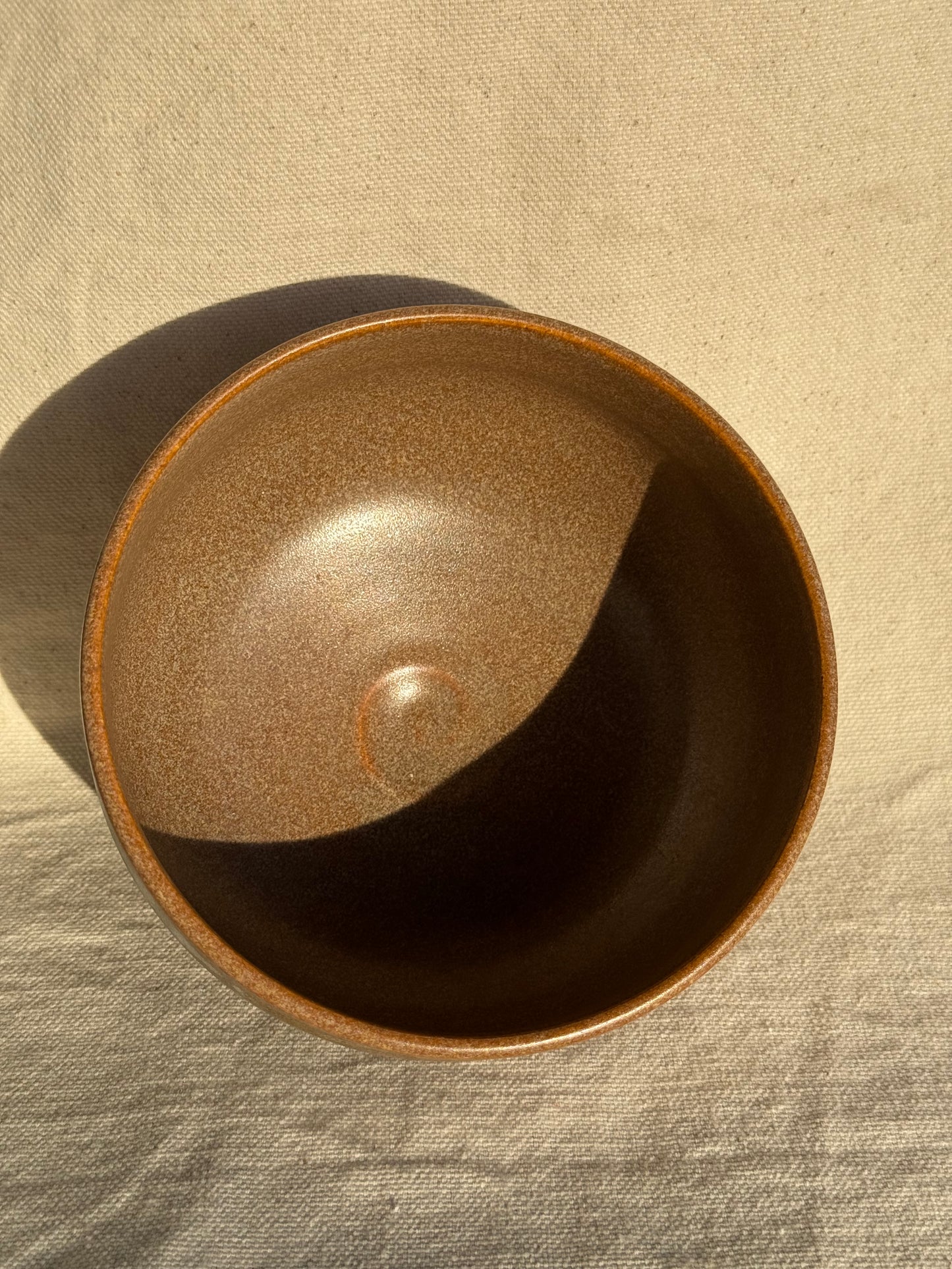 TEA BOWL KYO TAKI BROWN GLAZE 🌸