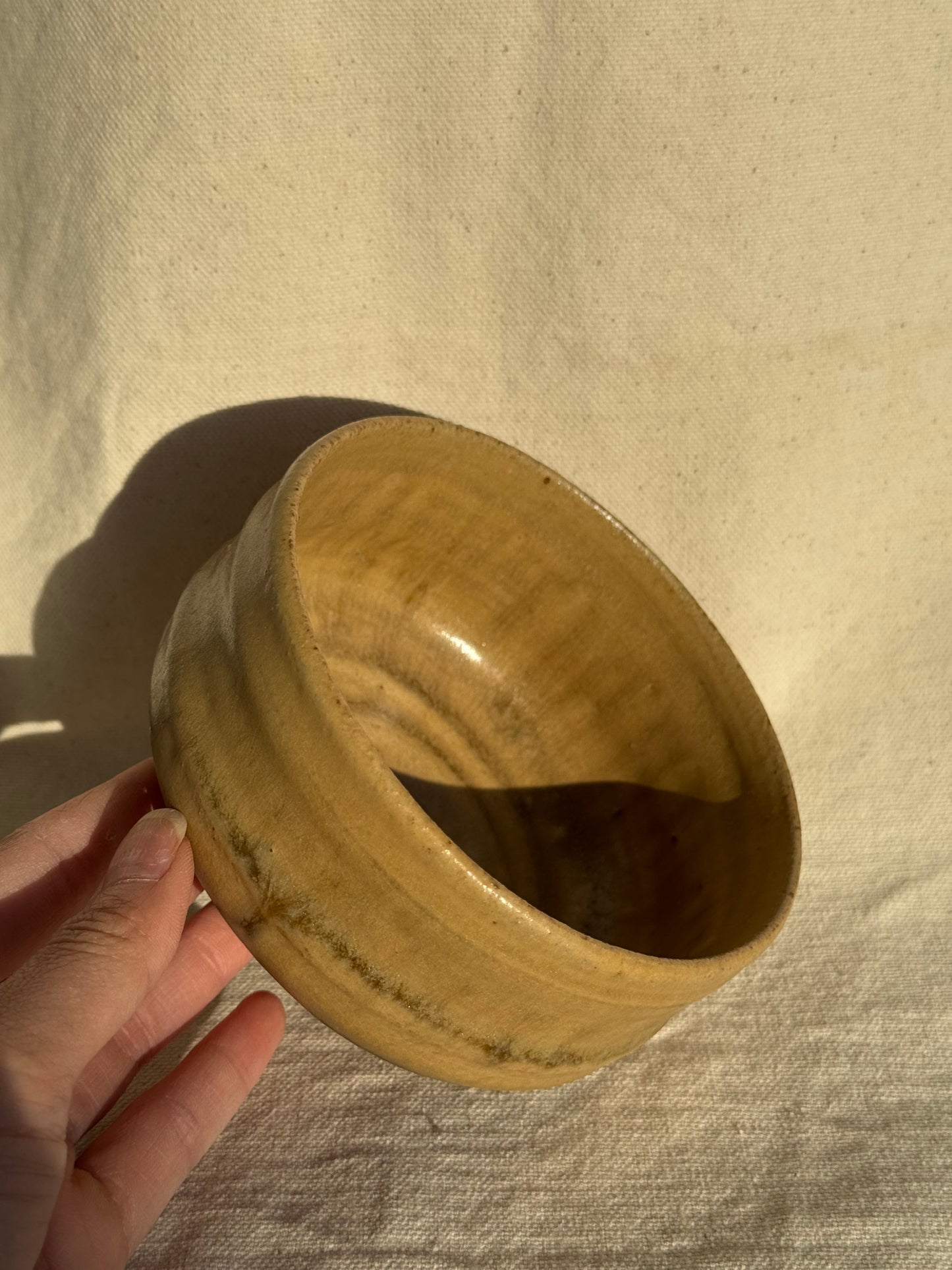 TEA BOWL BEIGIE GLAZE 🌸