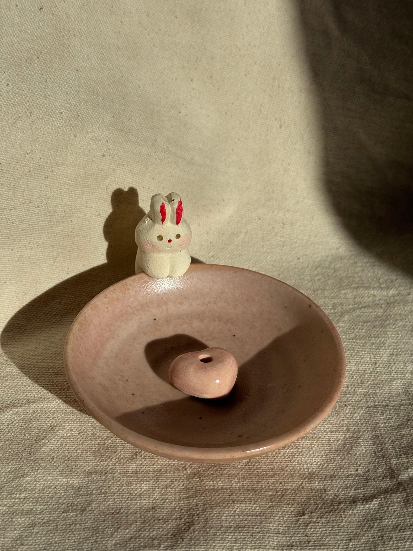 INCENSE HOLDER BUNNY WITH LOVE 🌸