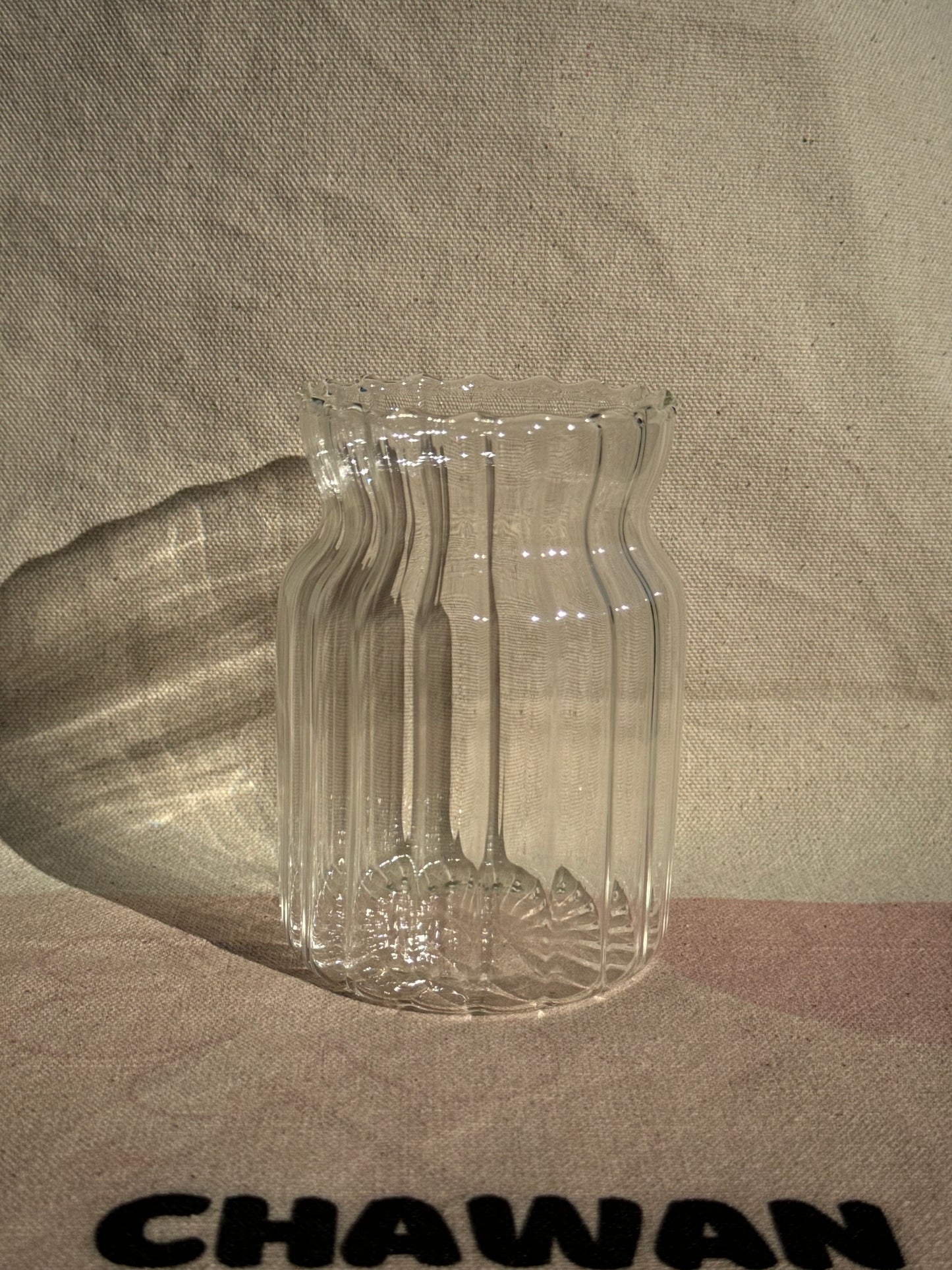 RIB GLASS CURVED LIP 🌸