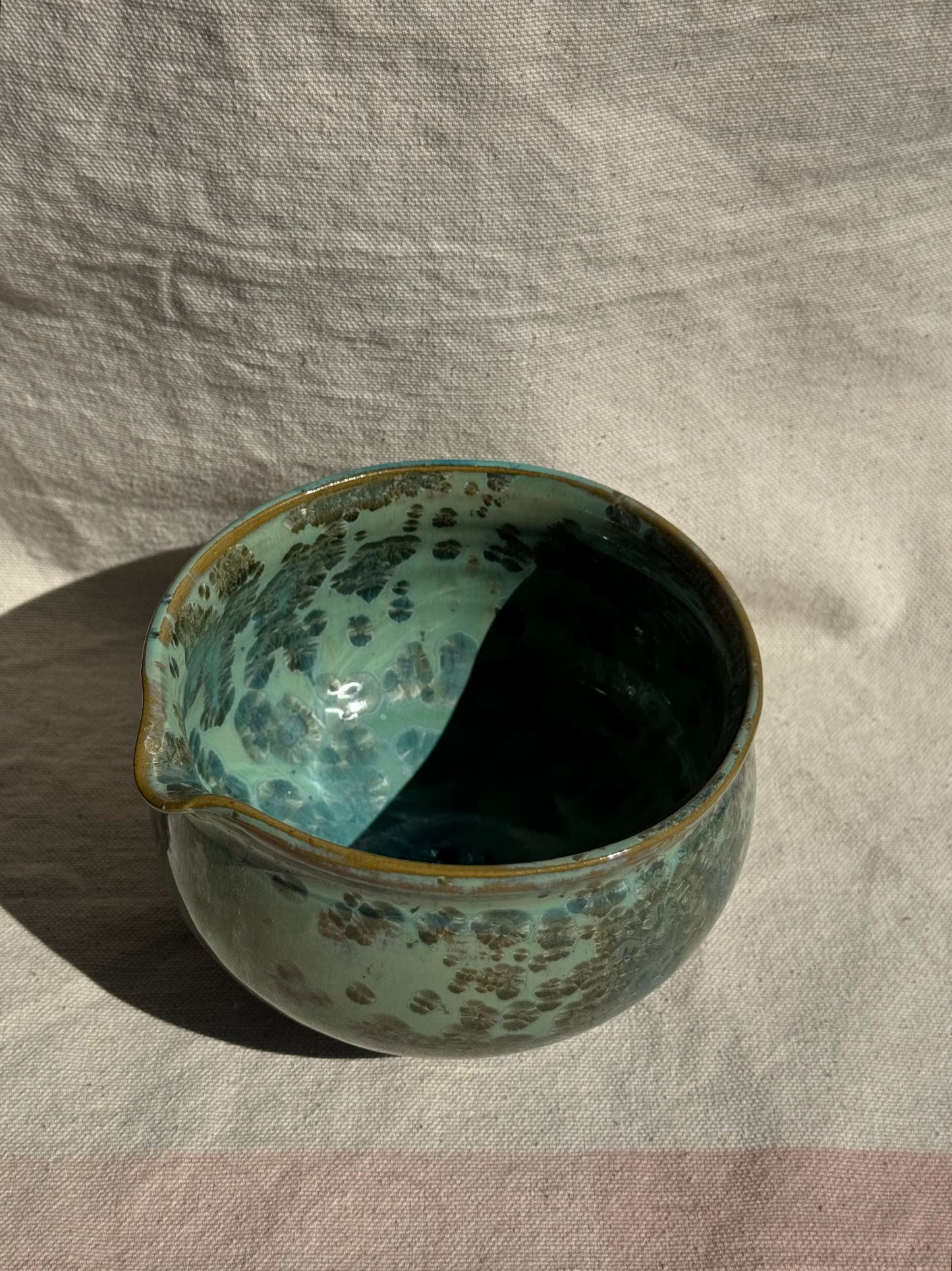 TEA BOWL TEAL TURQUOISE KATAKUCHI 🌸
