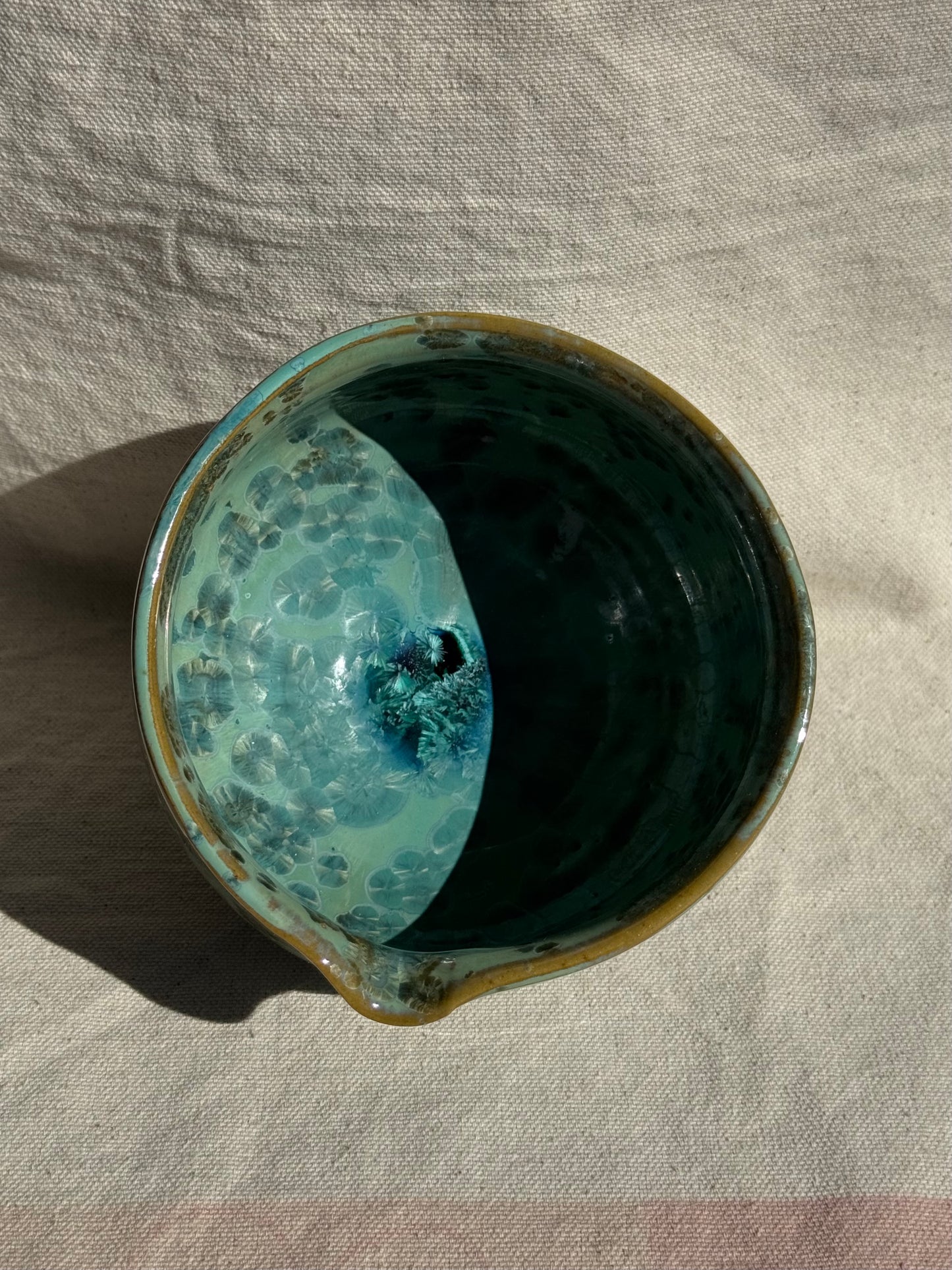 TEA BOWL TEAL TURQUOISE KATAKUCHI 🌸