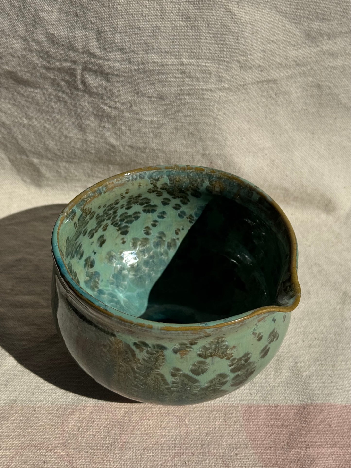TEA BOWL TEAL TURQUOISE KATAKUCHI 🌸