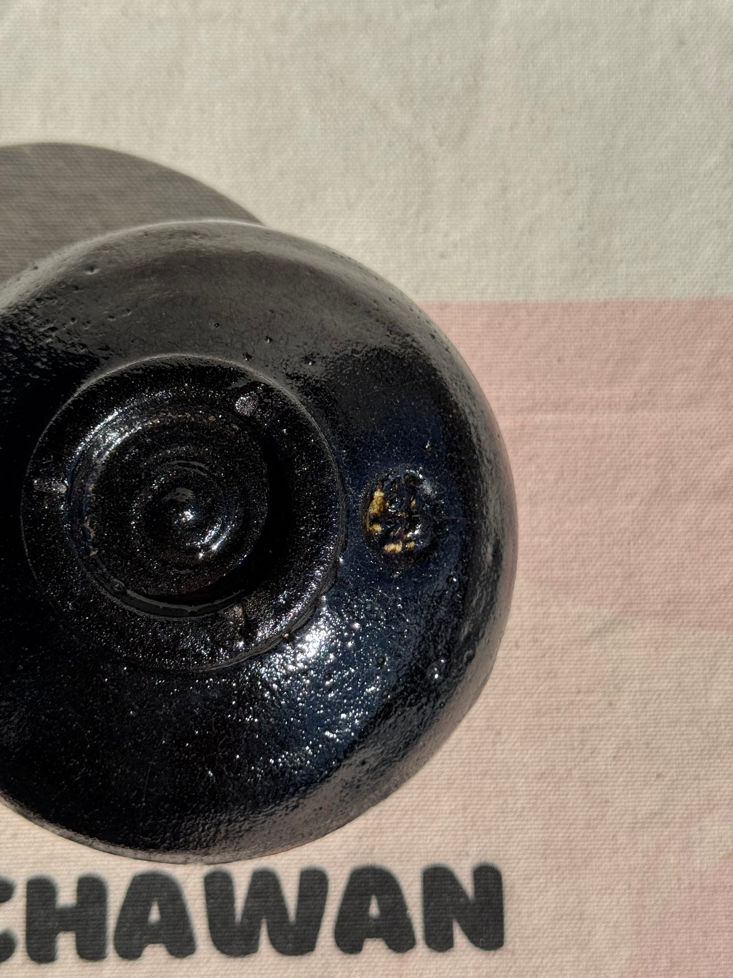MATCHA TEA BOWL KURO RAKU 🌸
