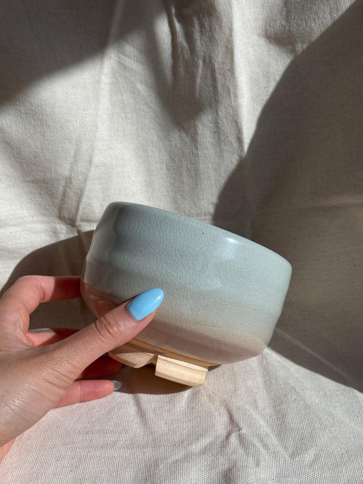 MATCHA BOWL HAGI YAKI CREAM GLAZE 🌸