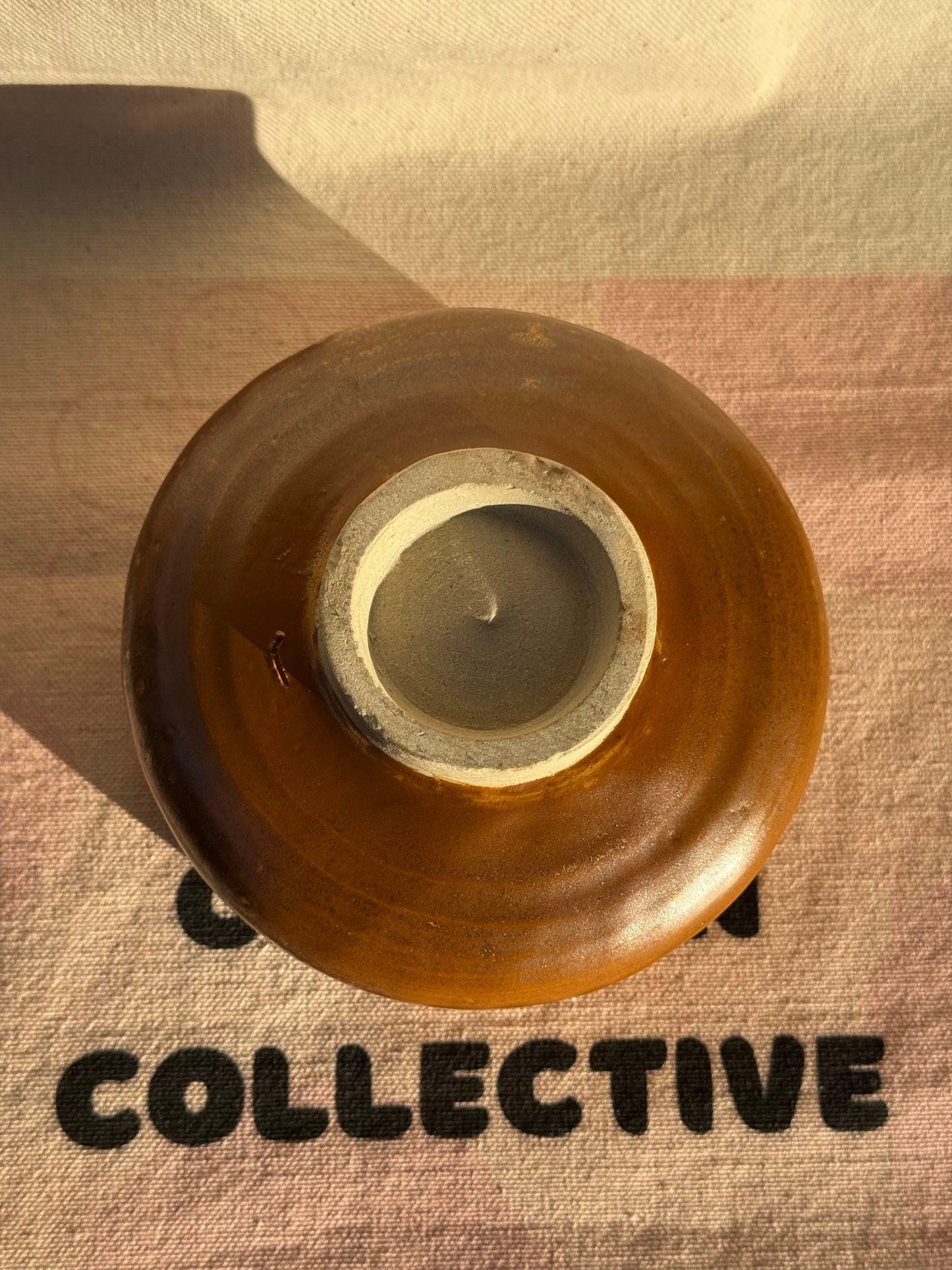 TEA BOWL GOLDEN BROWN GLAZE 🌸