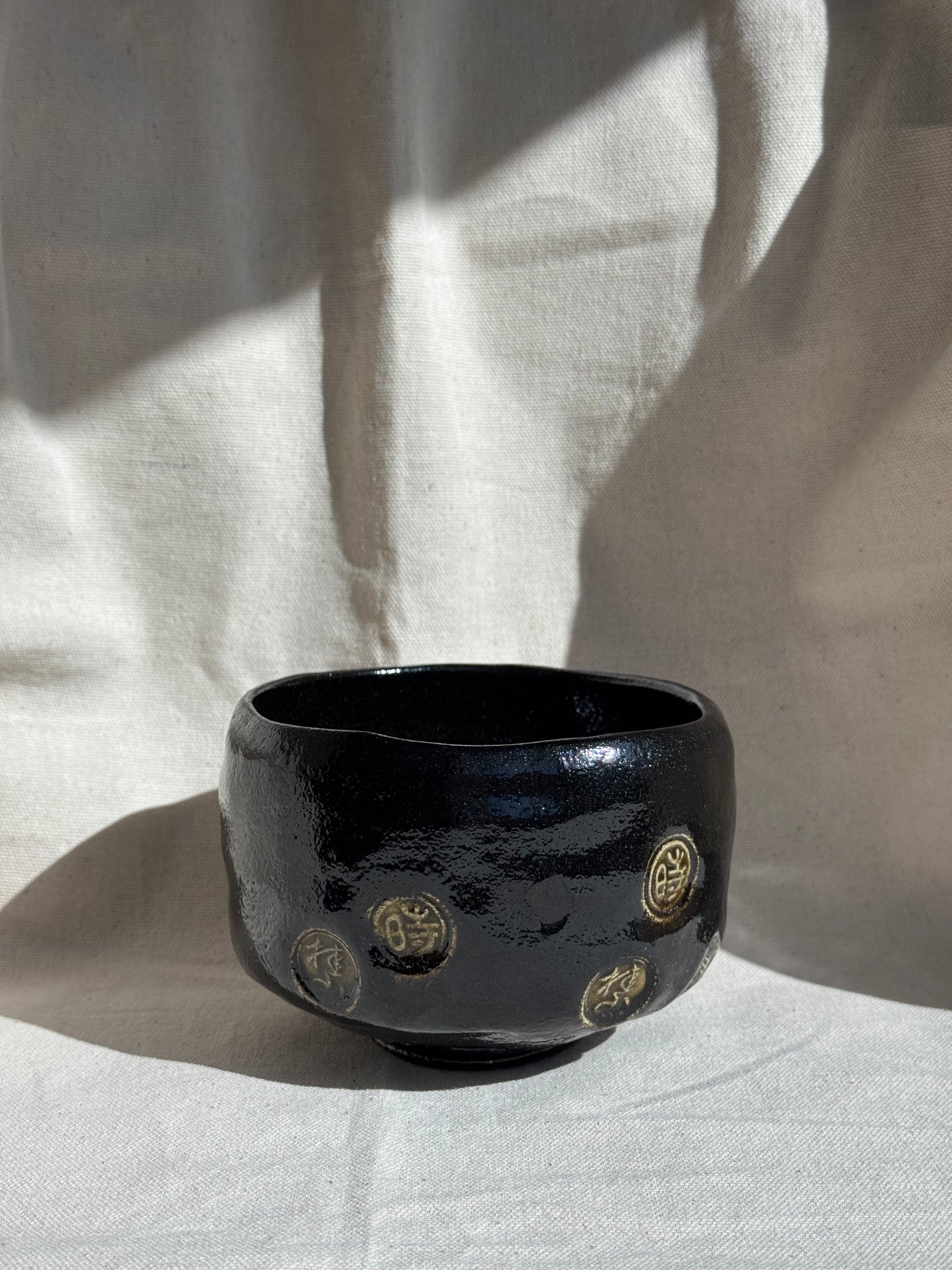 MATCHA BOWL KURO RAKU -by KEIZAN OHNO 🌸