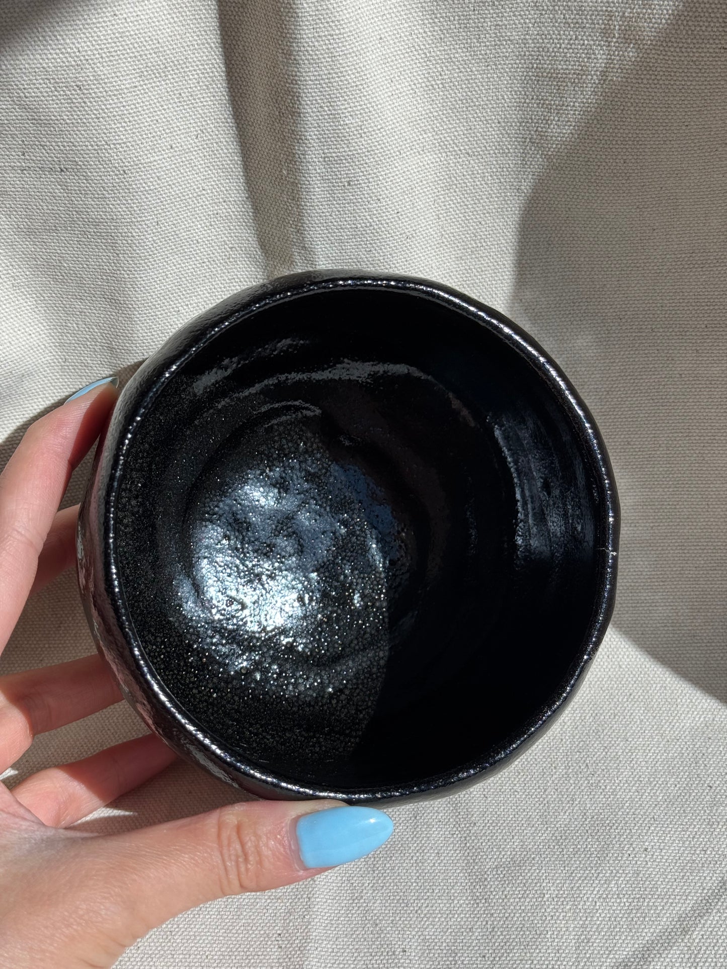 MATCHA BOWL KURO RAKU -by KEIZAN OHNO 🌸