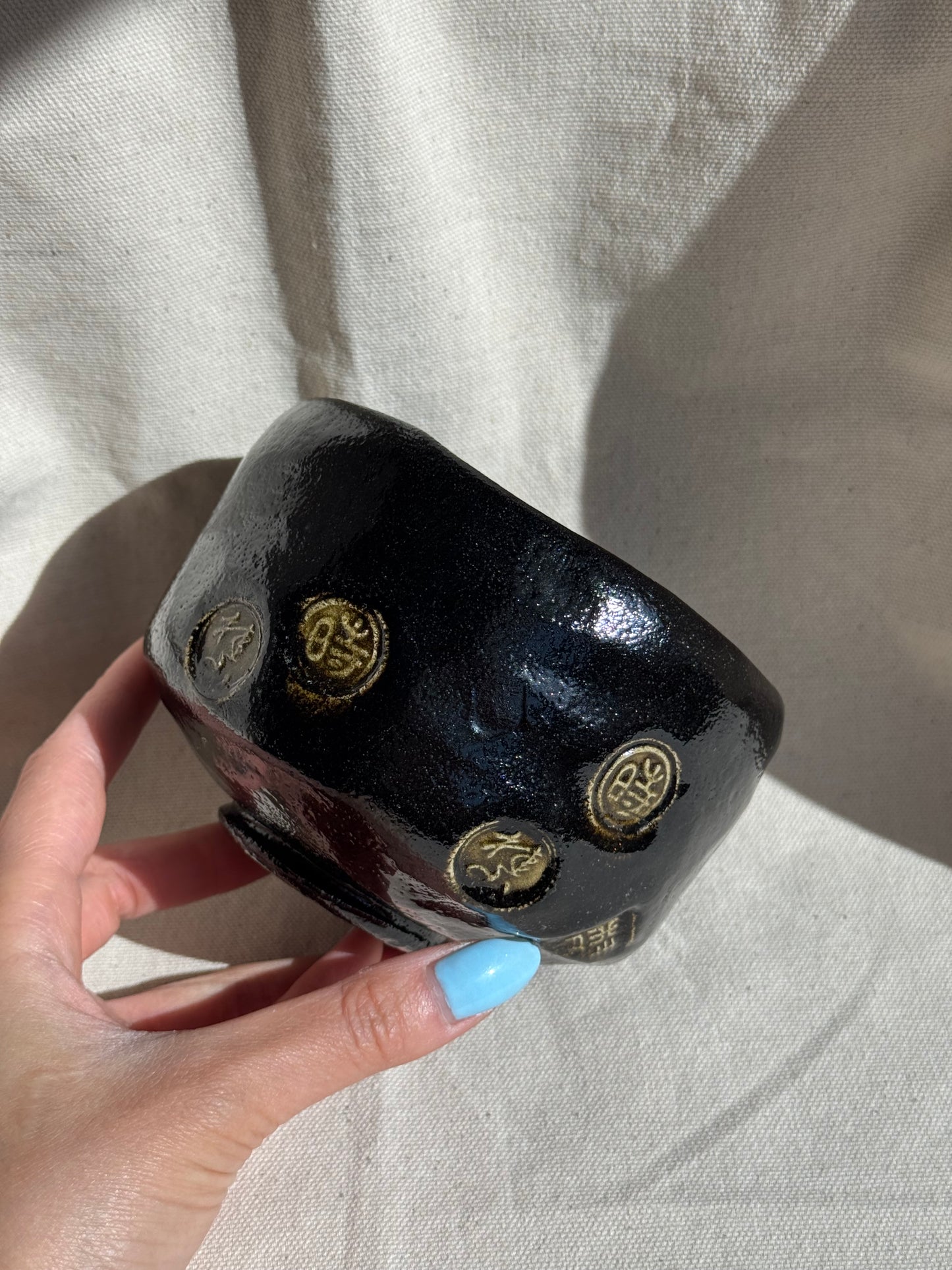 MATCHA BOWL KURO RAKU -by KEIZAN OHNO 🌸