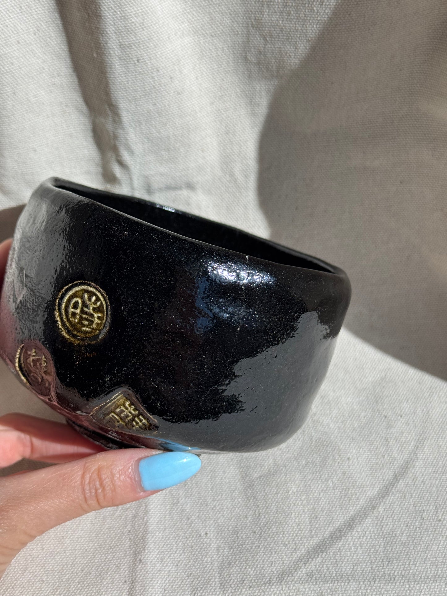 MATCHA BOWL KURO RAKU -by KEIZAN OHNO 🌸