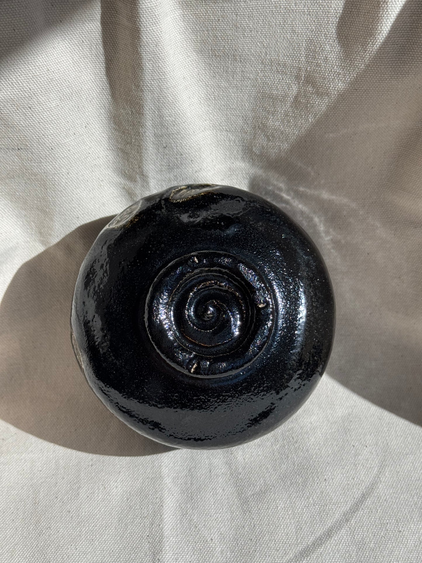 MATCHA BOWL KURO RAKU -by KEIZAN OHNO 🌸