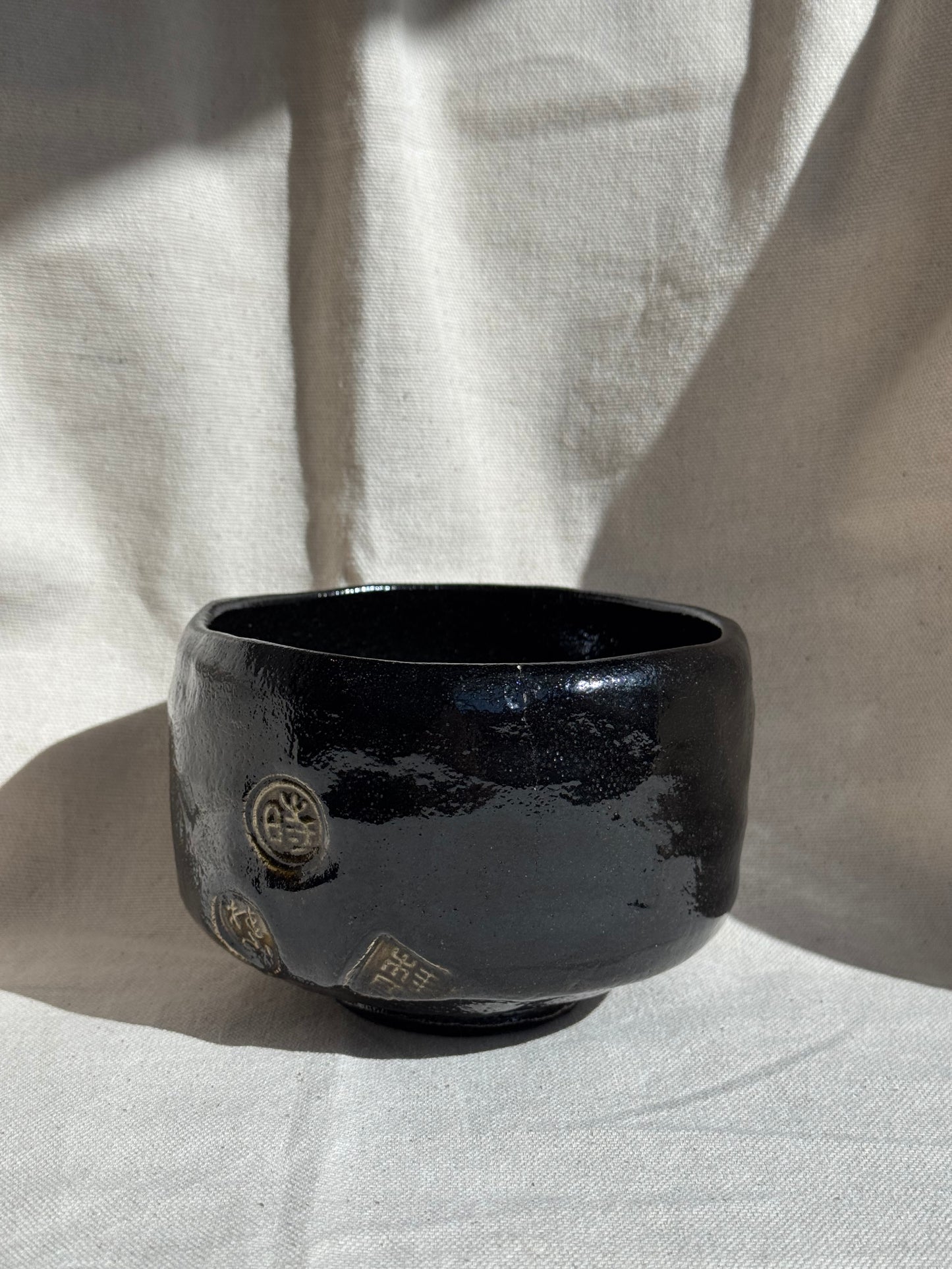 MATCHA BOWL KURO RAKU -by KEIZAN OHNO 🌸