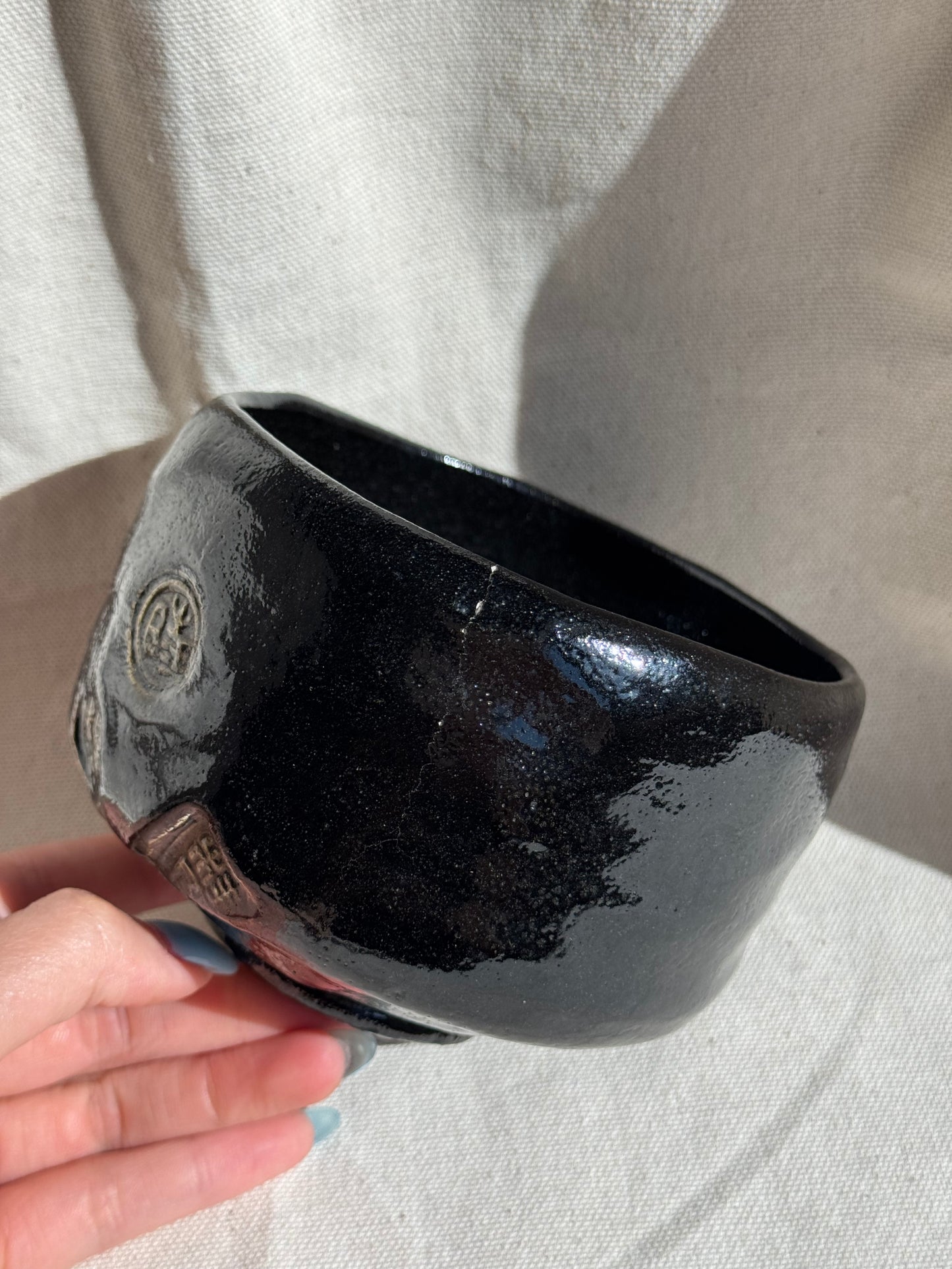 MATCHA BOWL KURO RAKU -by KEIZAN OHNO 🌸