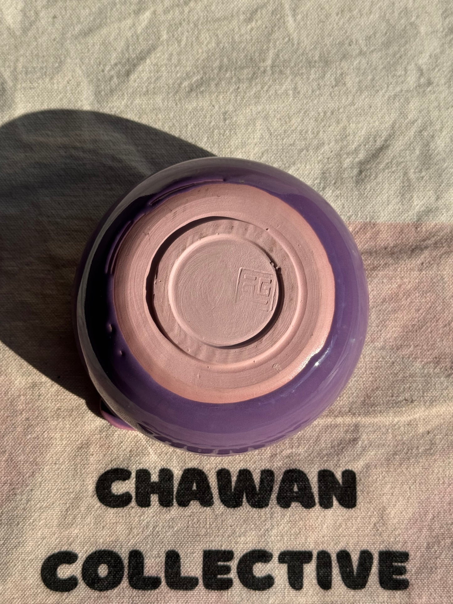 MATCHA BOWL VIOLET FLORAL KATAKUCHI 🌸