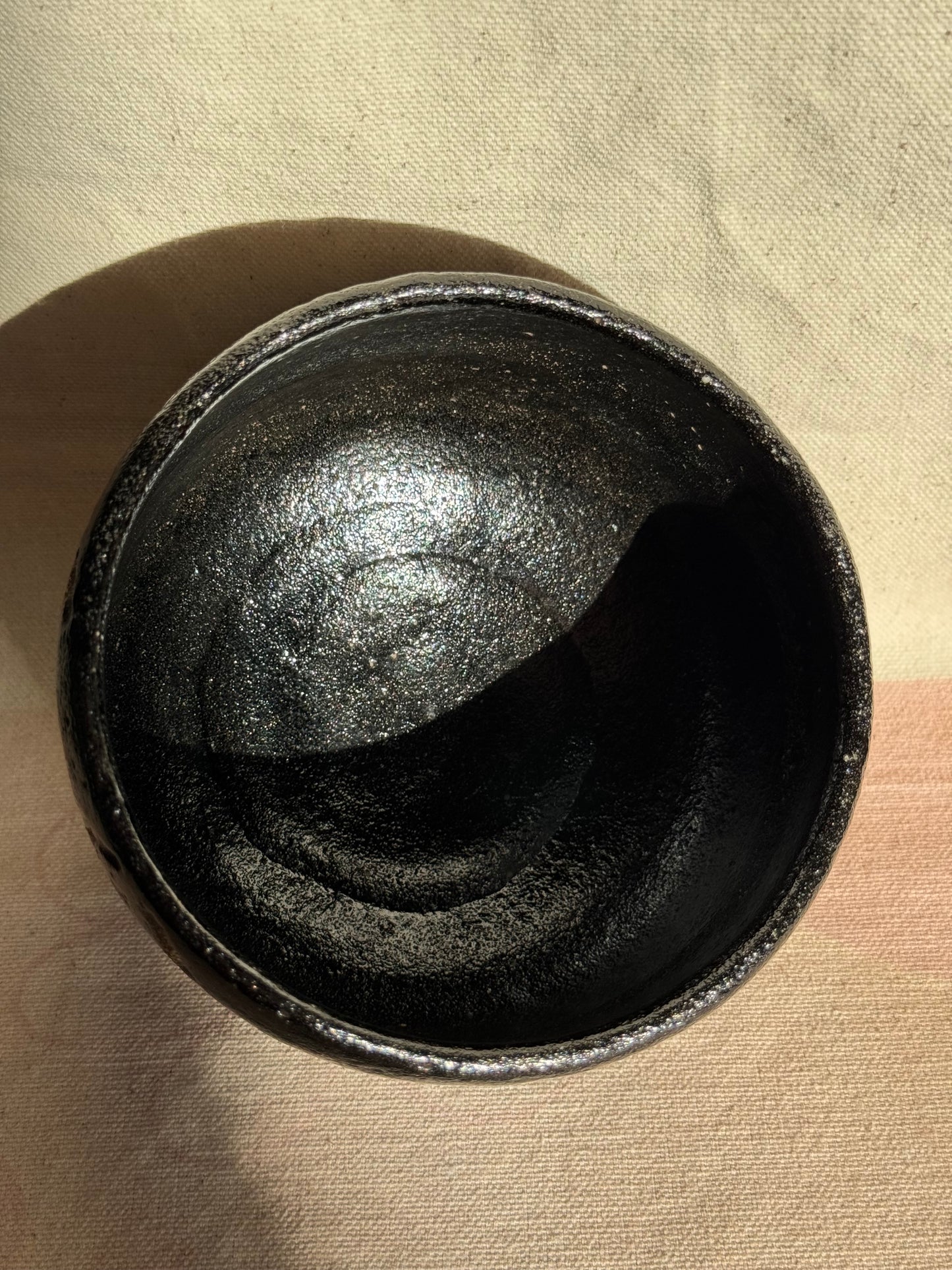 KURO RAKU WHITE FLOWERS 🌸