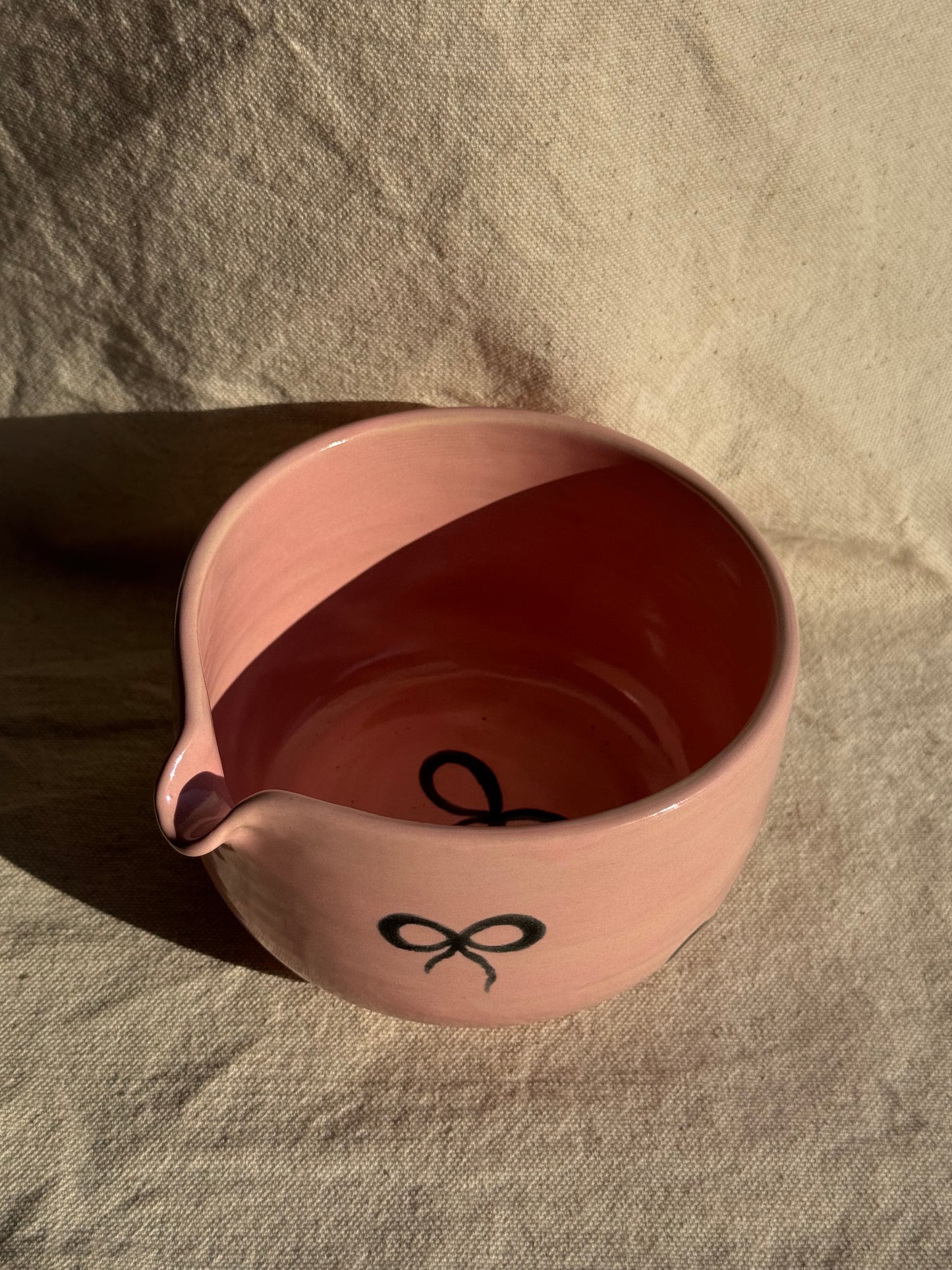 MATCHA BOWL COQUETTE BOW KATAKUCHI 🌸