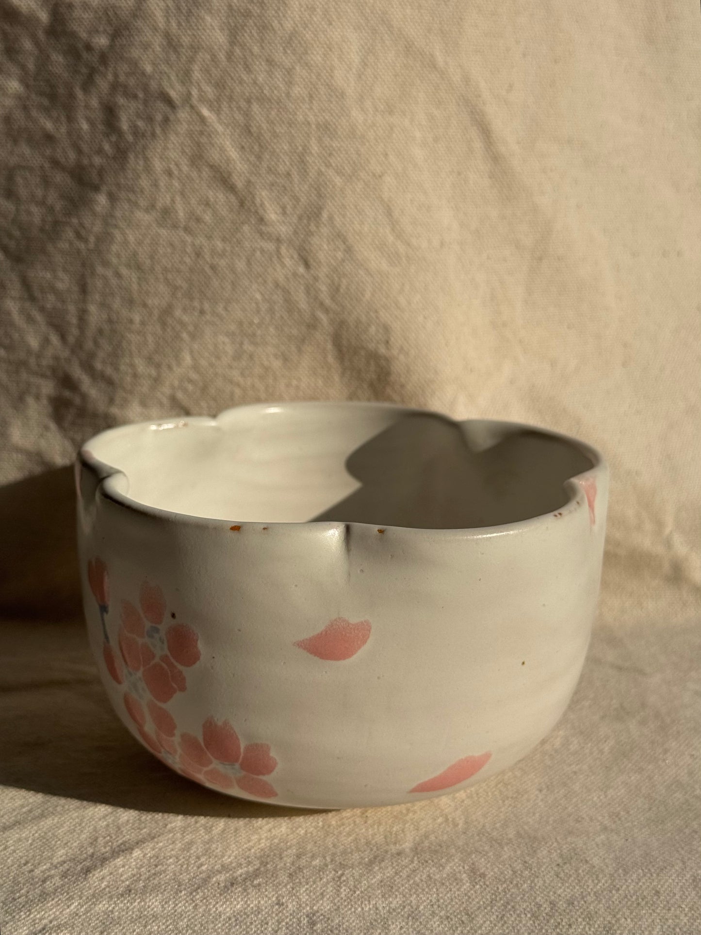 MATCHA BOWL CC SIGNATURE FLORAL HAND PAINTED πΈ