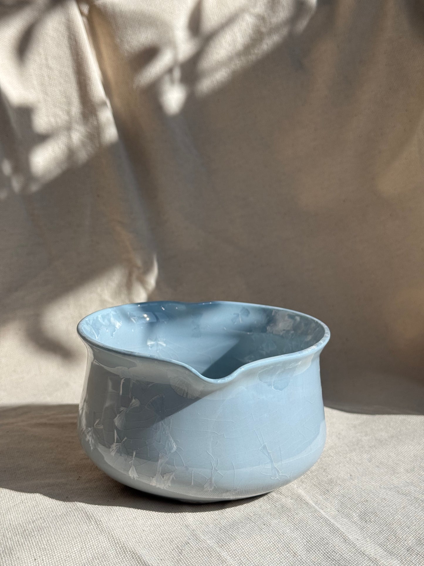 MATCHA BOWL BABY BLUE LOVE HEART KATAKUCHI πΈ