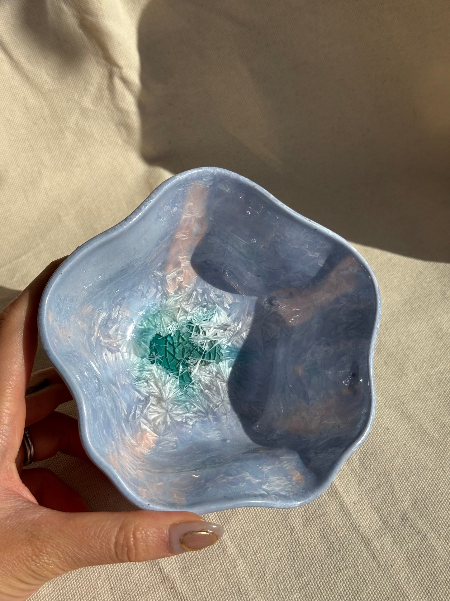 MATCHA BOWL STARSHELL PURPLE GLAZE KATAKUCHI πΈ