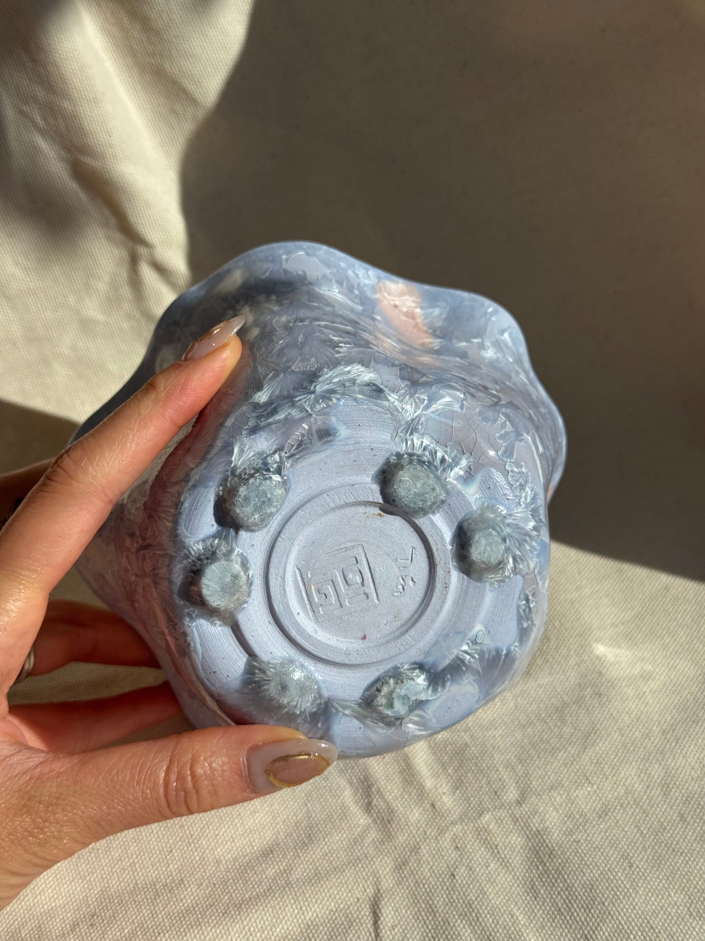 MATCHA BOWL STARSHELL PURPLE GLAZE KATAKUCHI πΈ